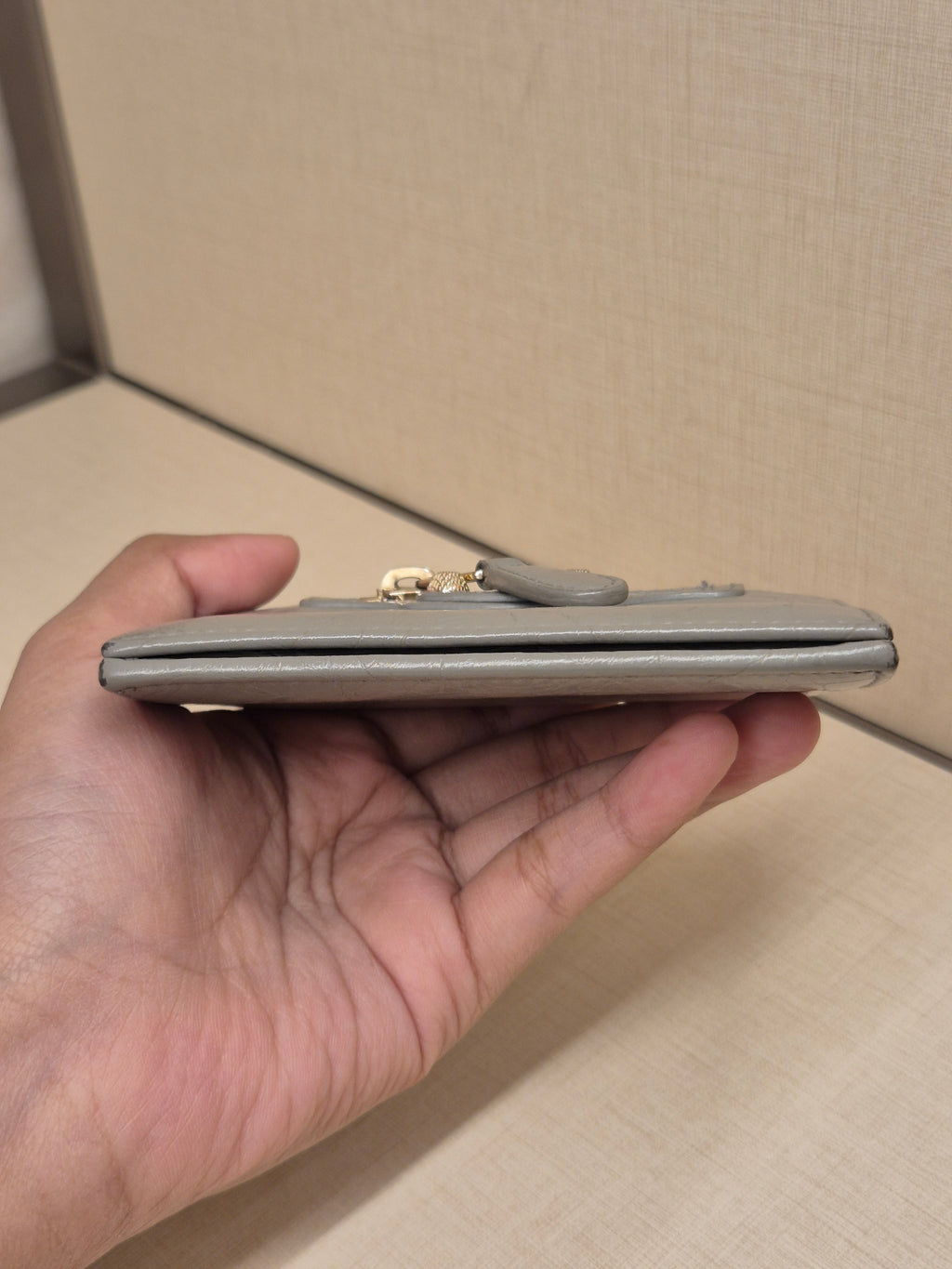 Balenciaga Neo Card Wallet Grey