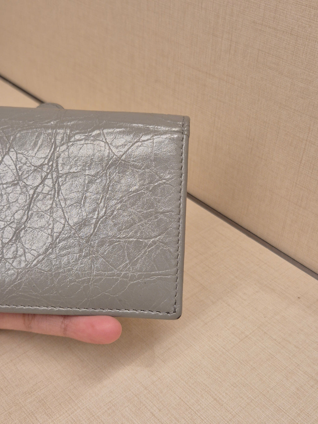 Balenciaga Neo Card Wallet Grey