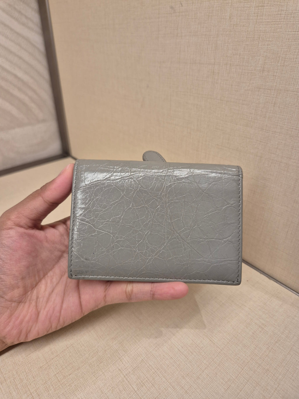 Balenciaga Neo Card Wallet Grey