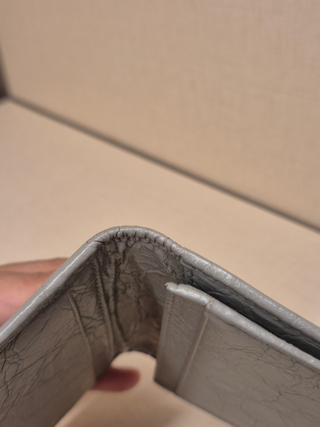 Balenciaga Neo Card Wallet Grey