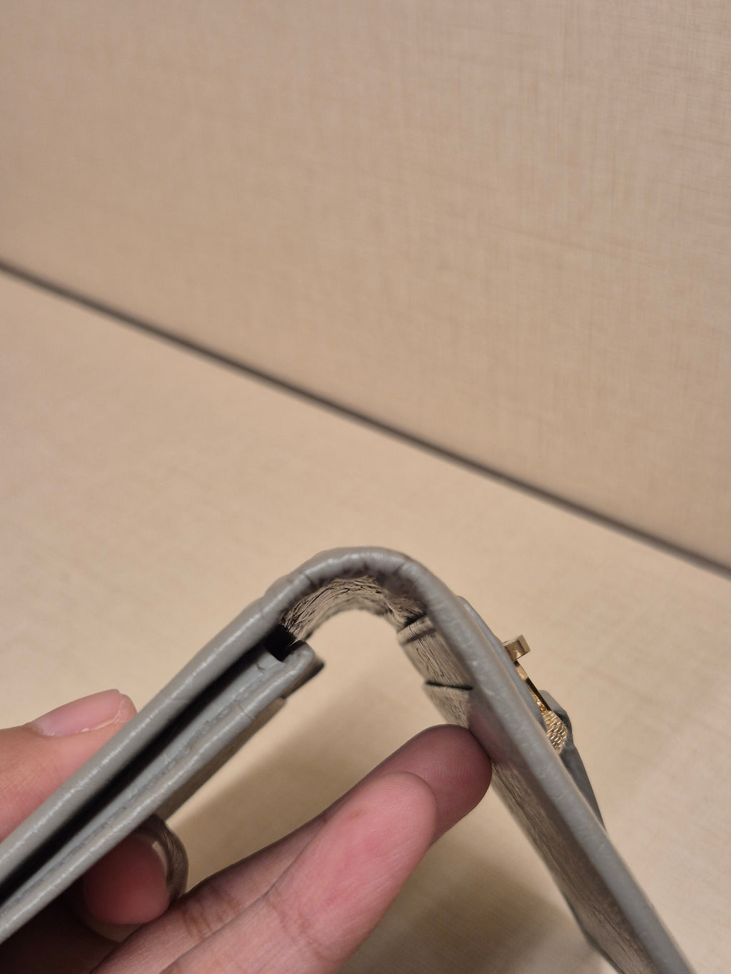 Balenciaga Neo Card Wallet Grey