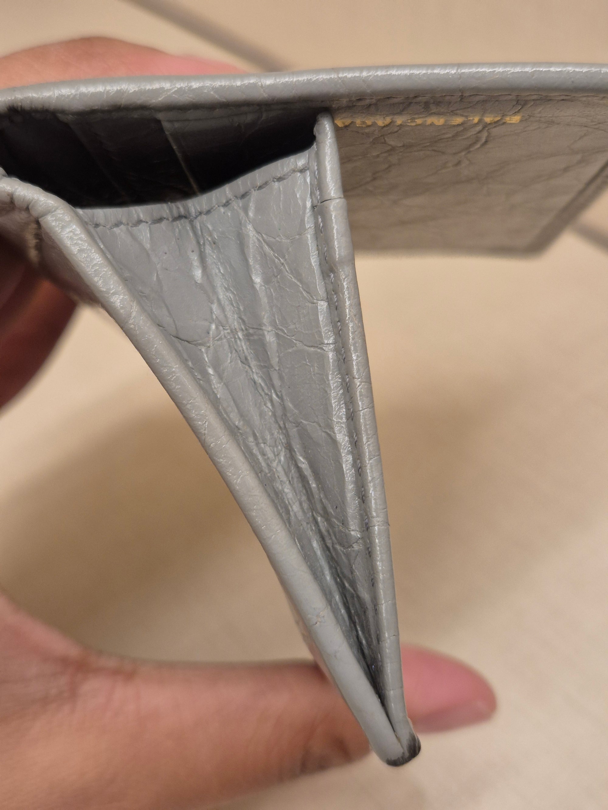 Balenciaga Neo Card Wallet Grey
