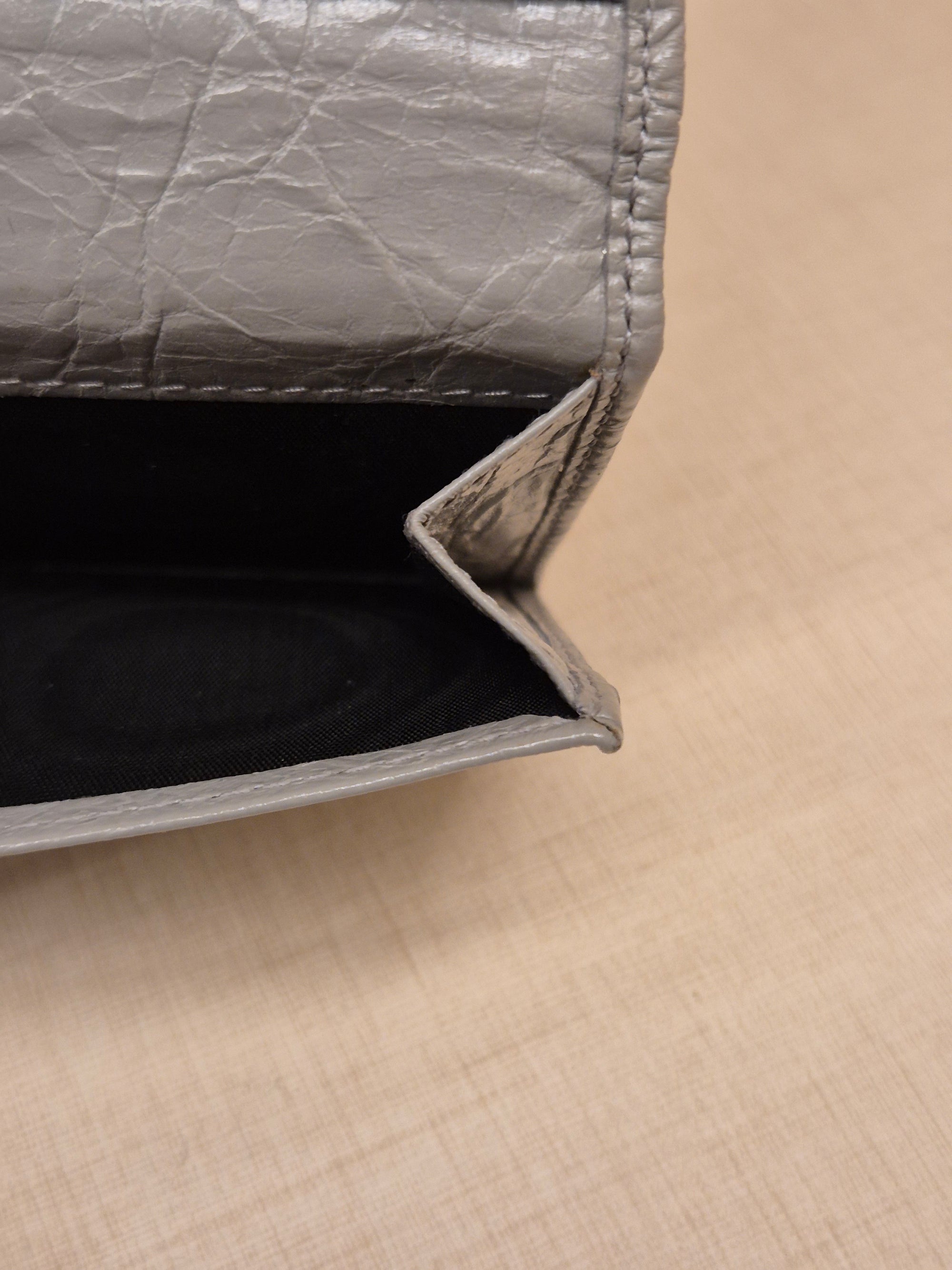 Balenciaga Neo Card Wallet Grey