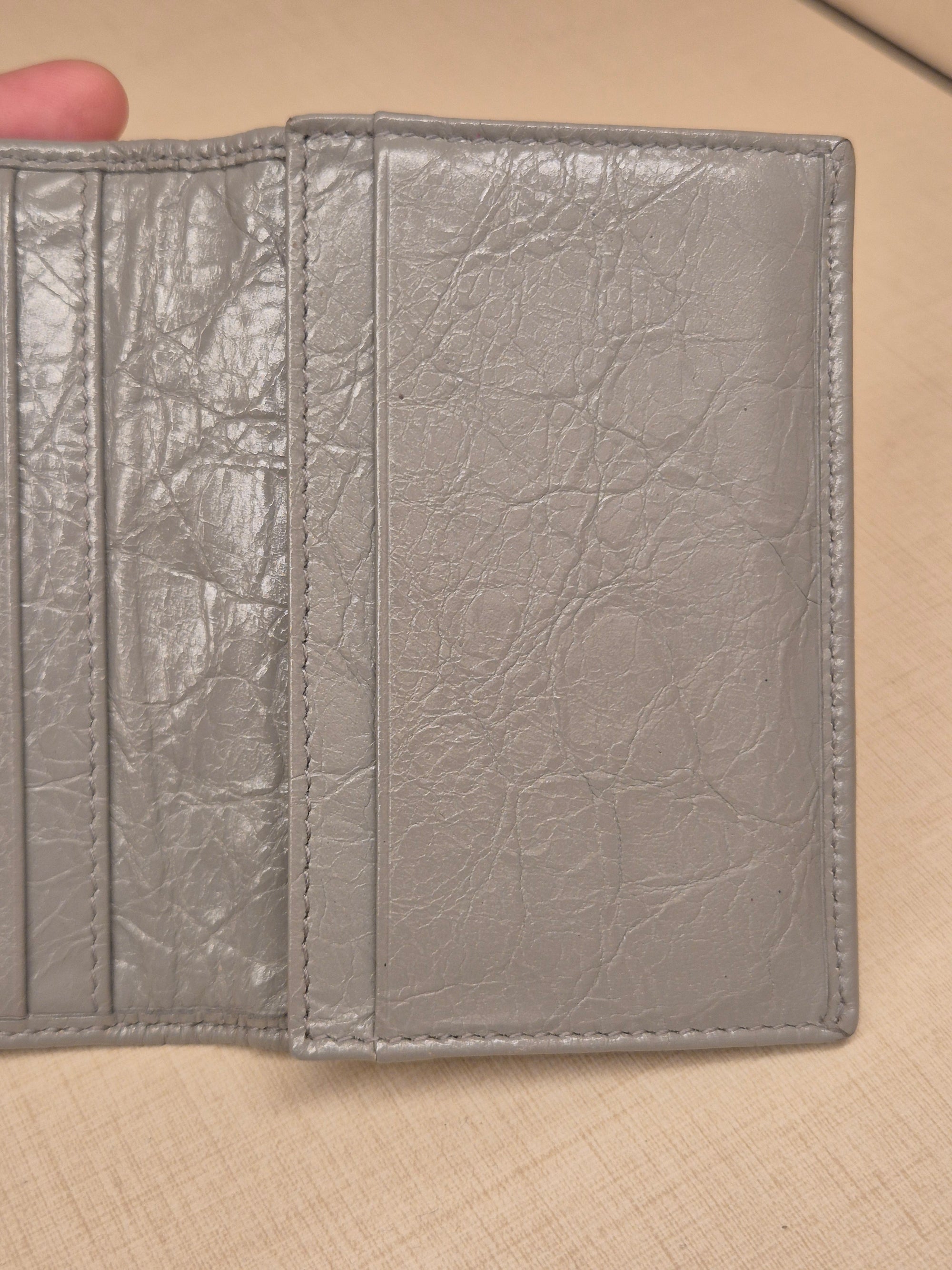 Balenciaga Neo Card Wallet Grey