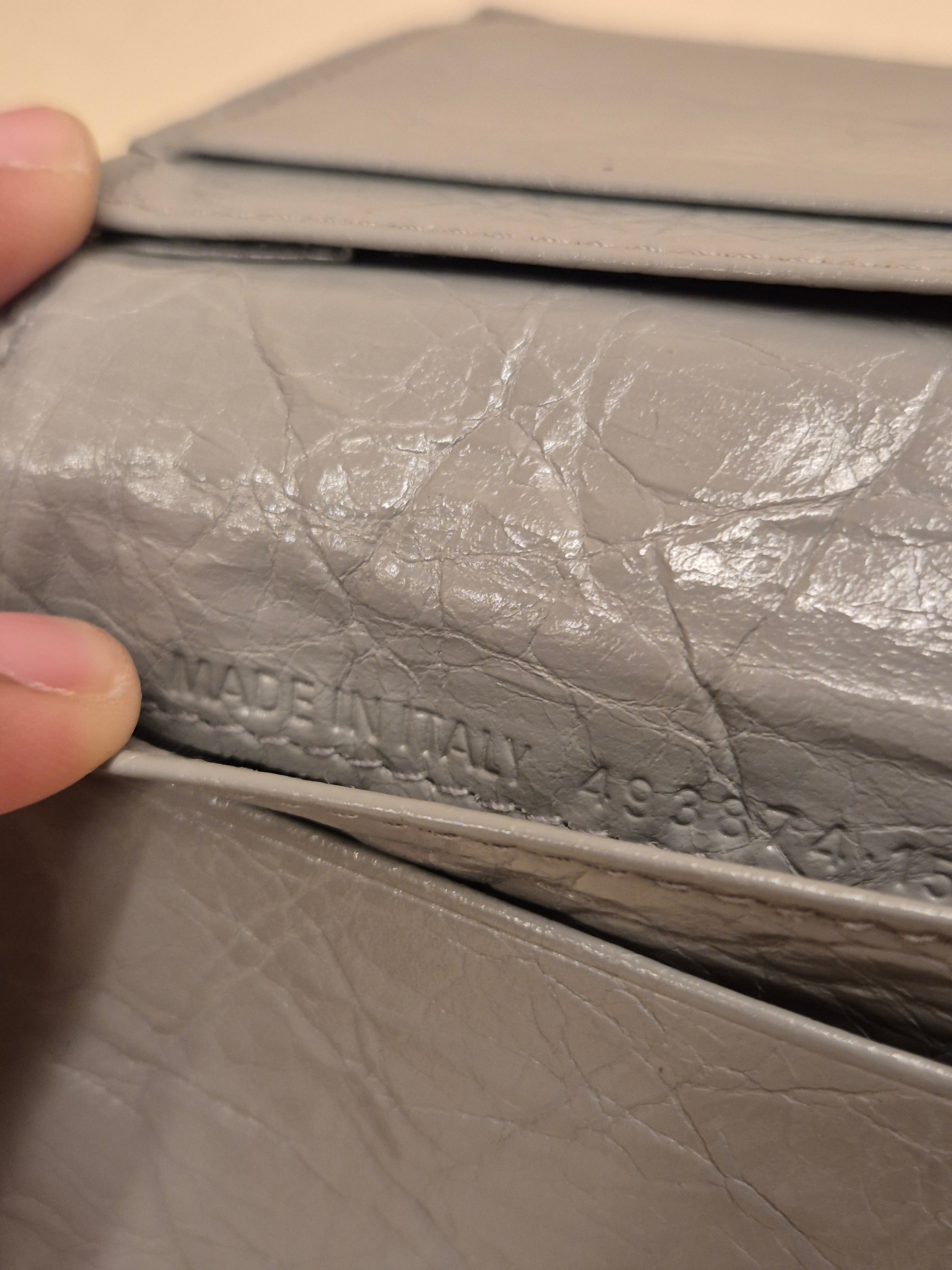 Balenciaga Neo Card Wallet Grey
