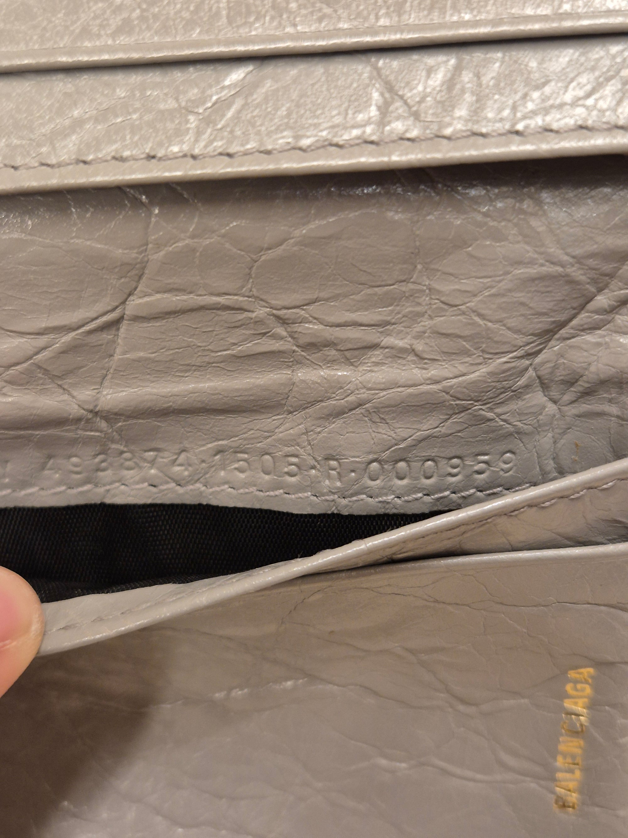Balenciaga Neo Card Wallet Grey