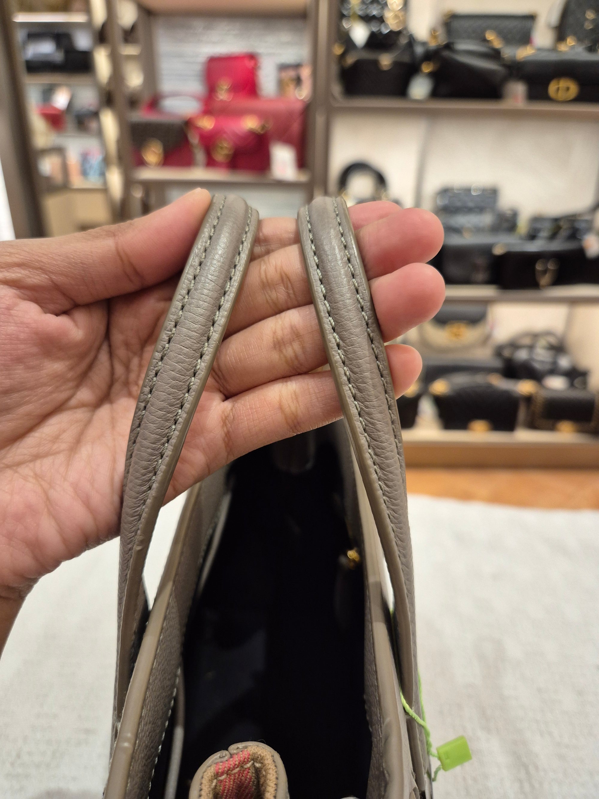 Burberry Banner Small Grey Check