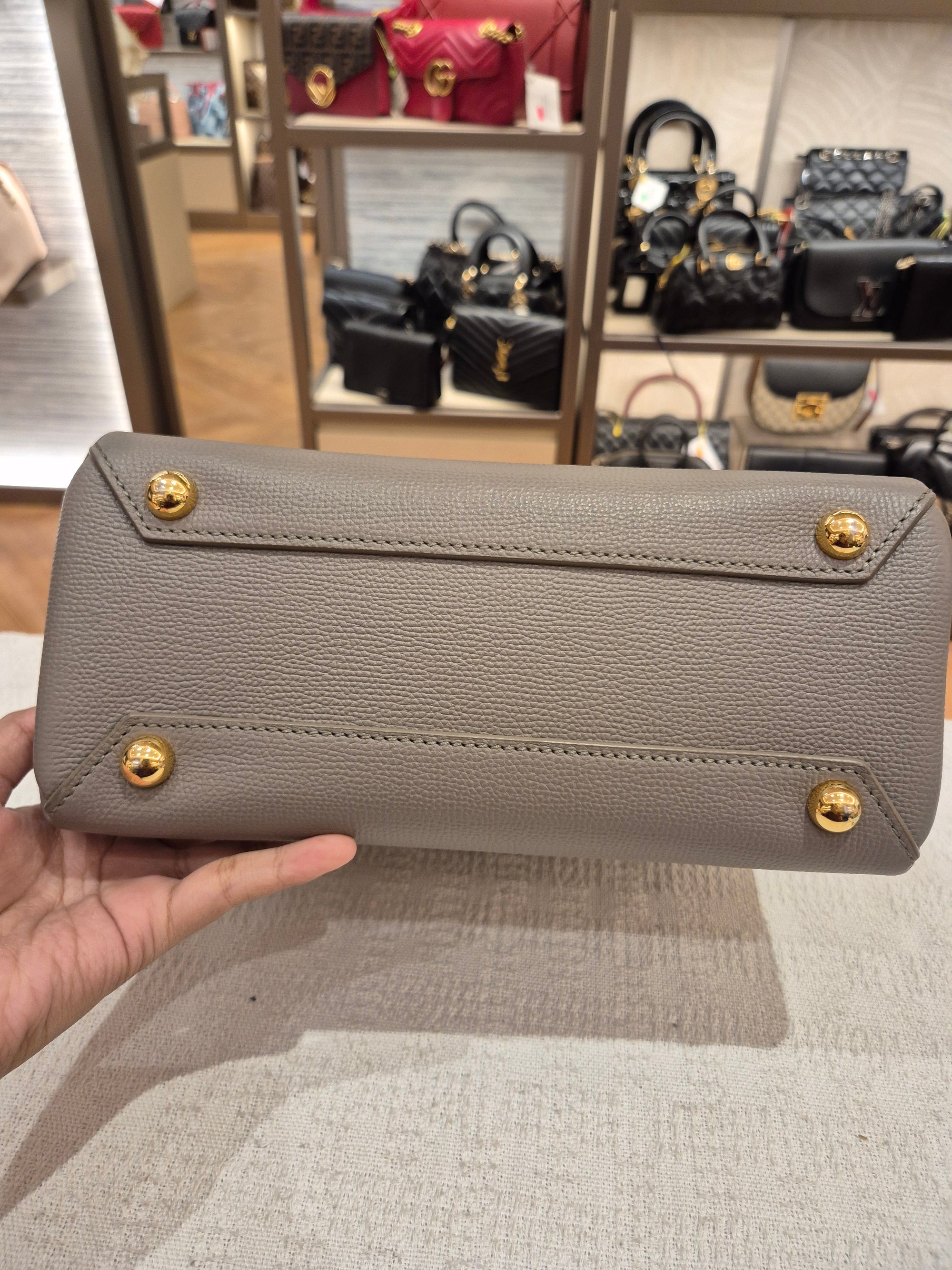 Burberry Banner Small Grey Check