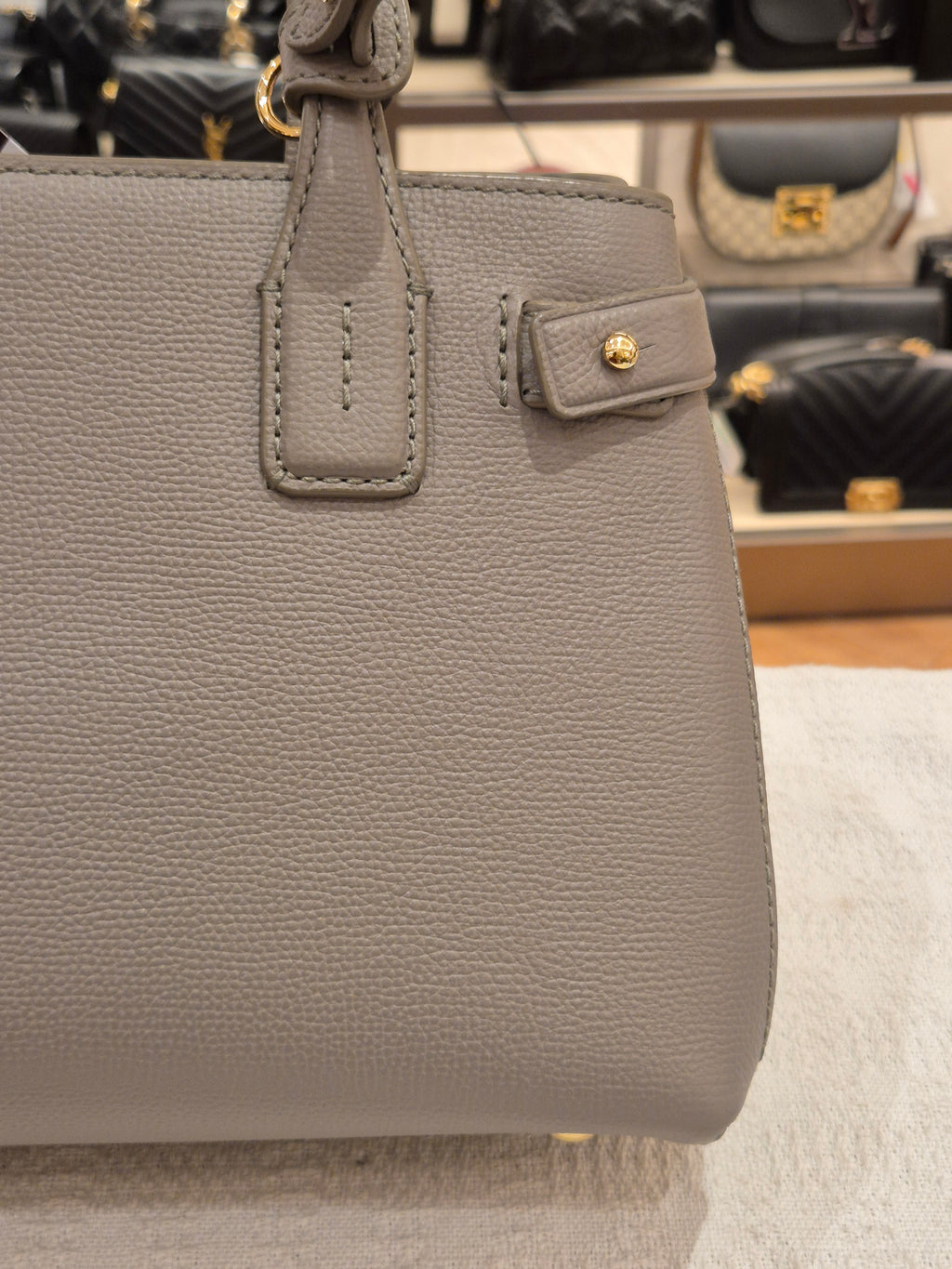 Burberry Banner Small Grey Check