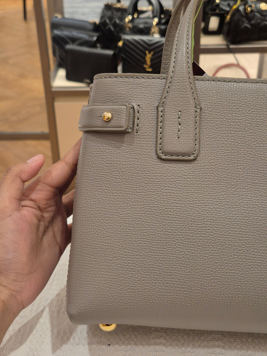 Burberry Banner Small Grey Check