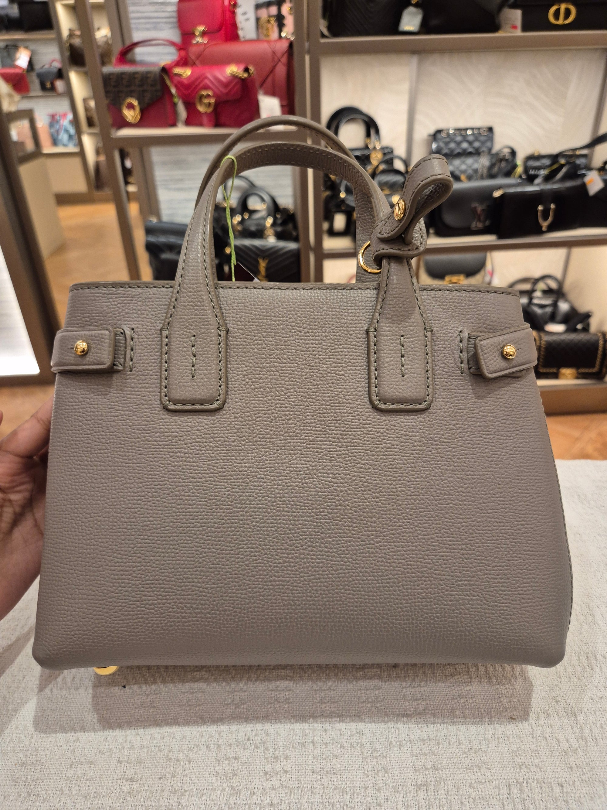 Burberry Banner Small Grey Check