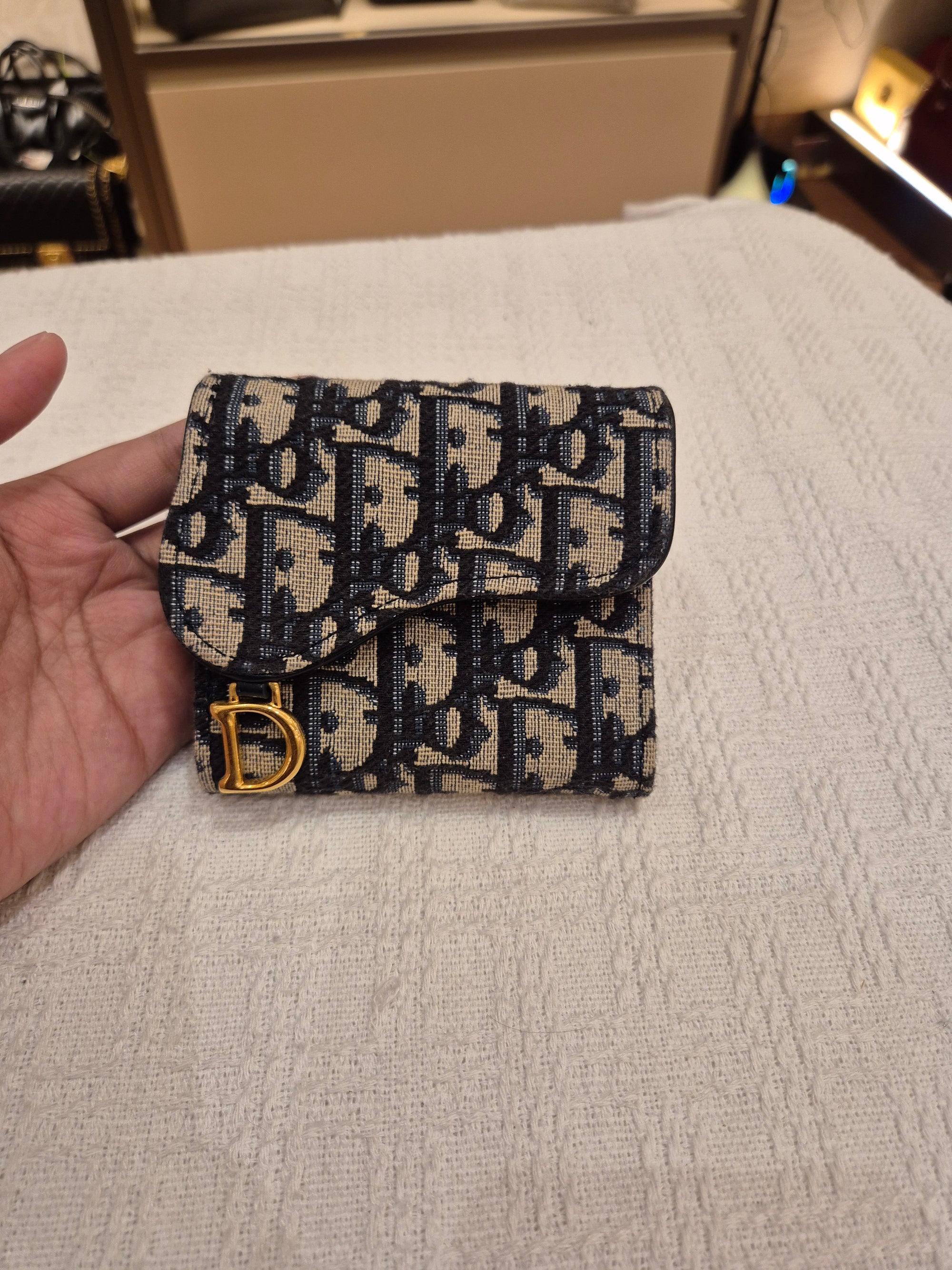 Dior Saddle Wallet Obliq