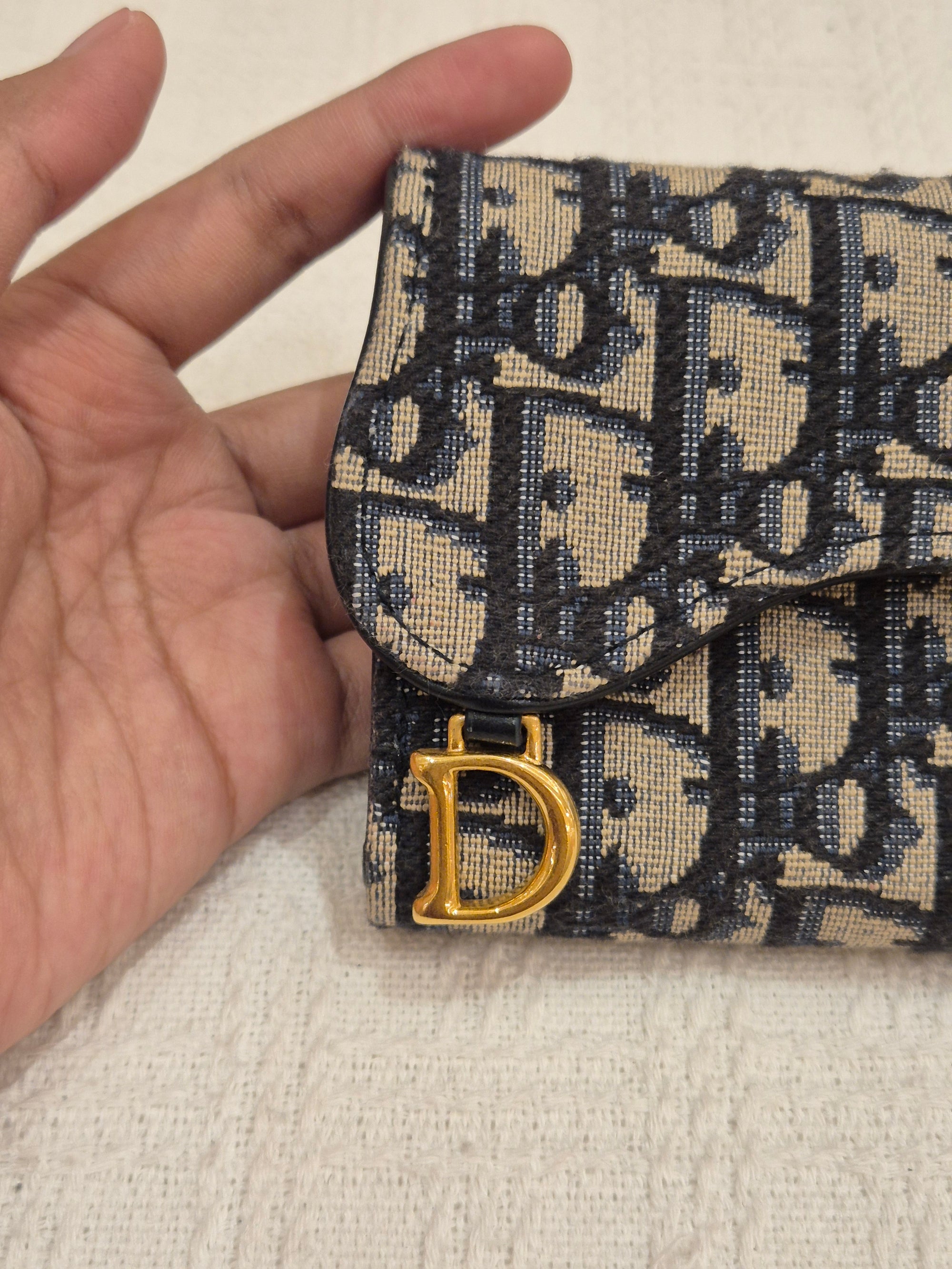 Dior Saddle Wallet Obliq