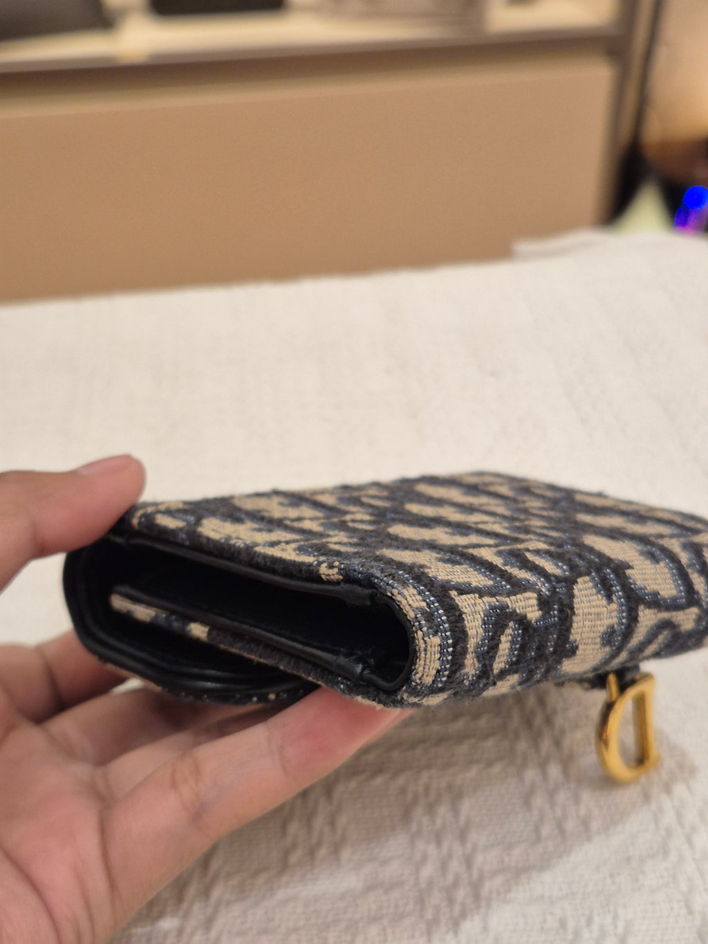 Dior Saddle Wallet Obliq