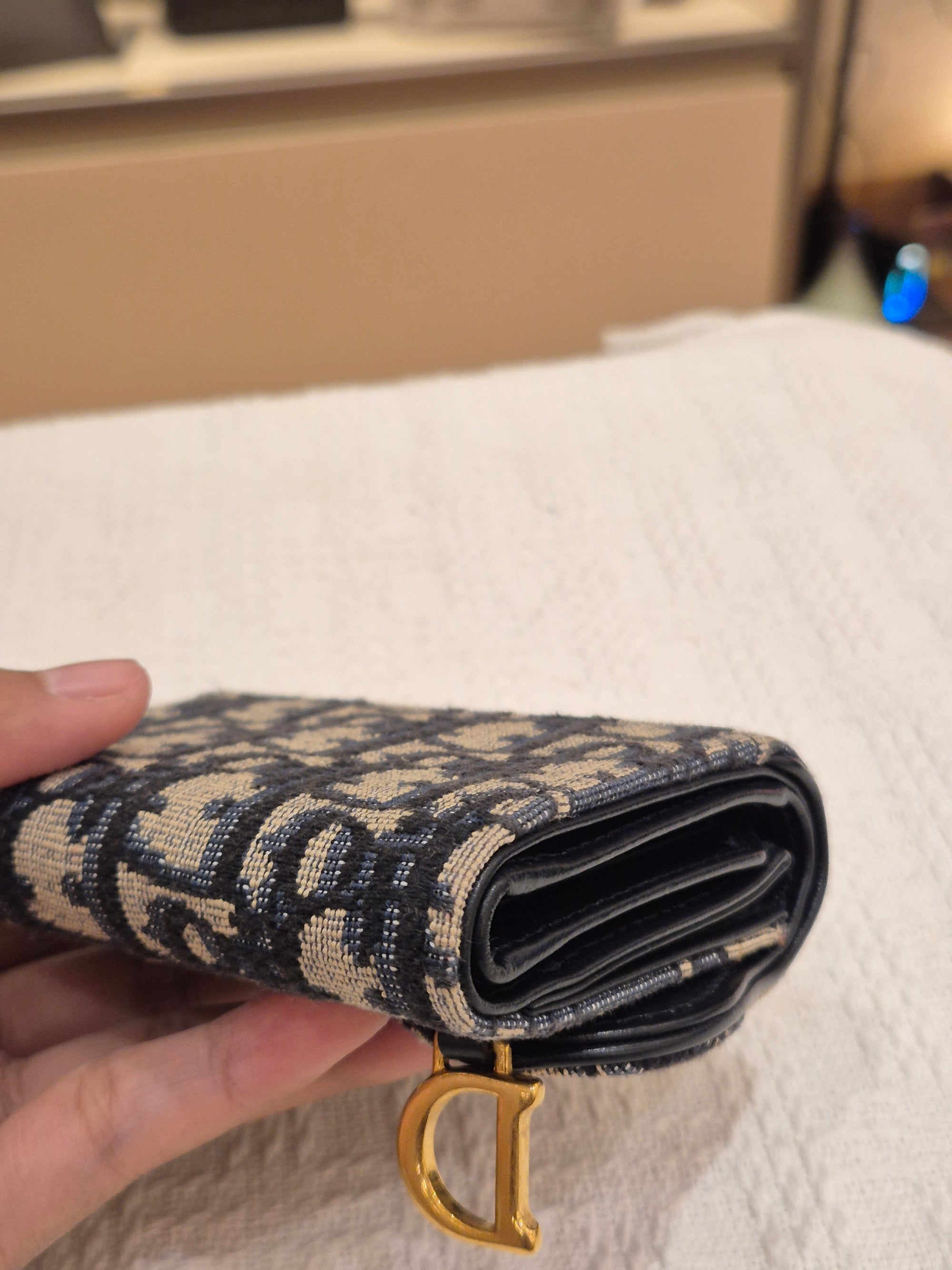 Dior Saddle Wallet Obliq