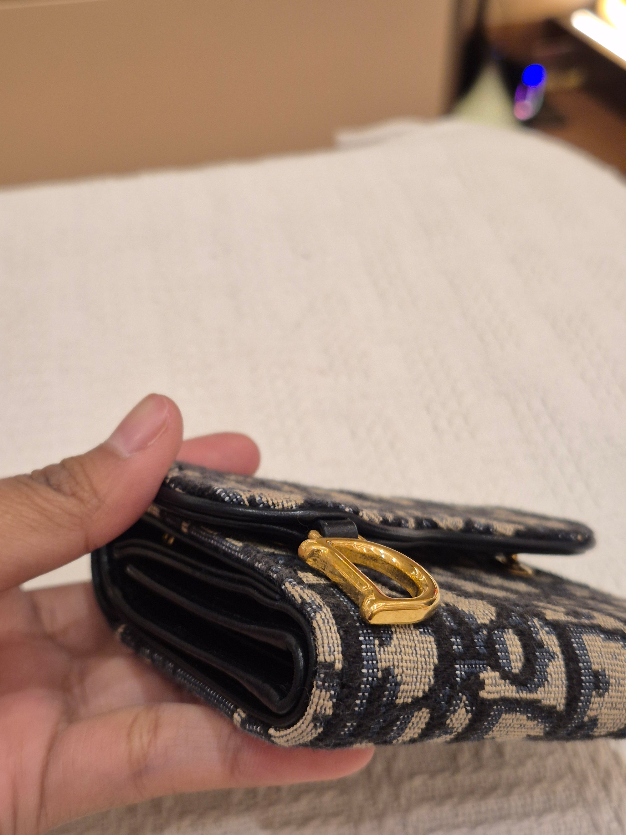 Dior Saddle Wallet Obliq
