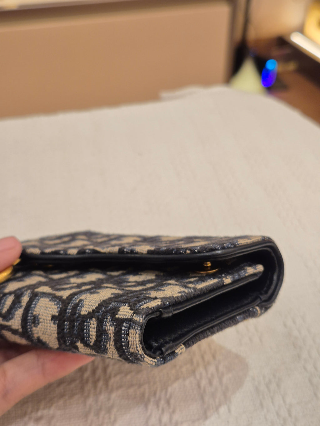 Dior Saddle Wallet Obliq