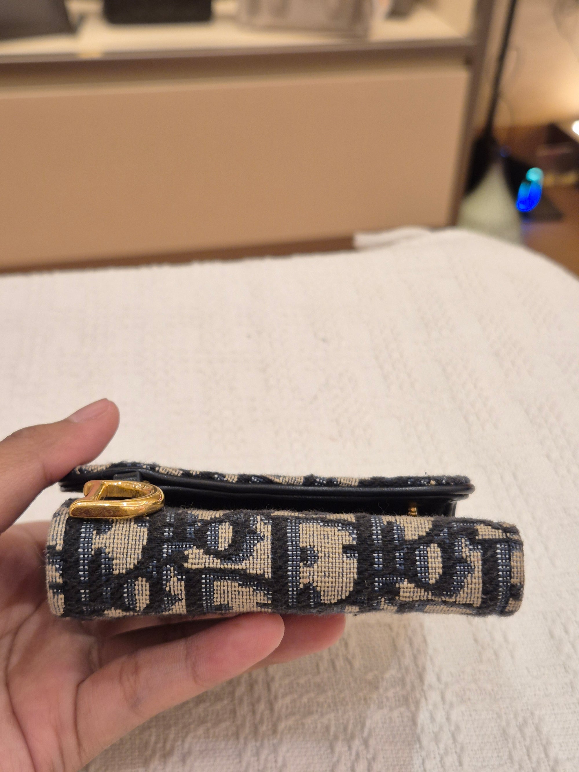 Dior Saddle Wallet Obliq