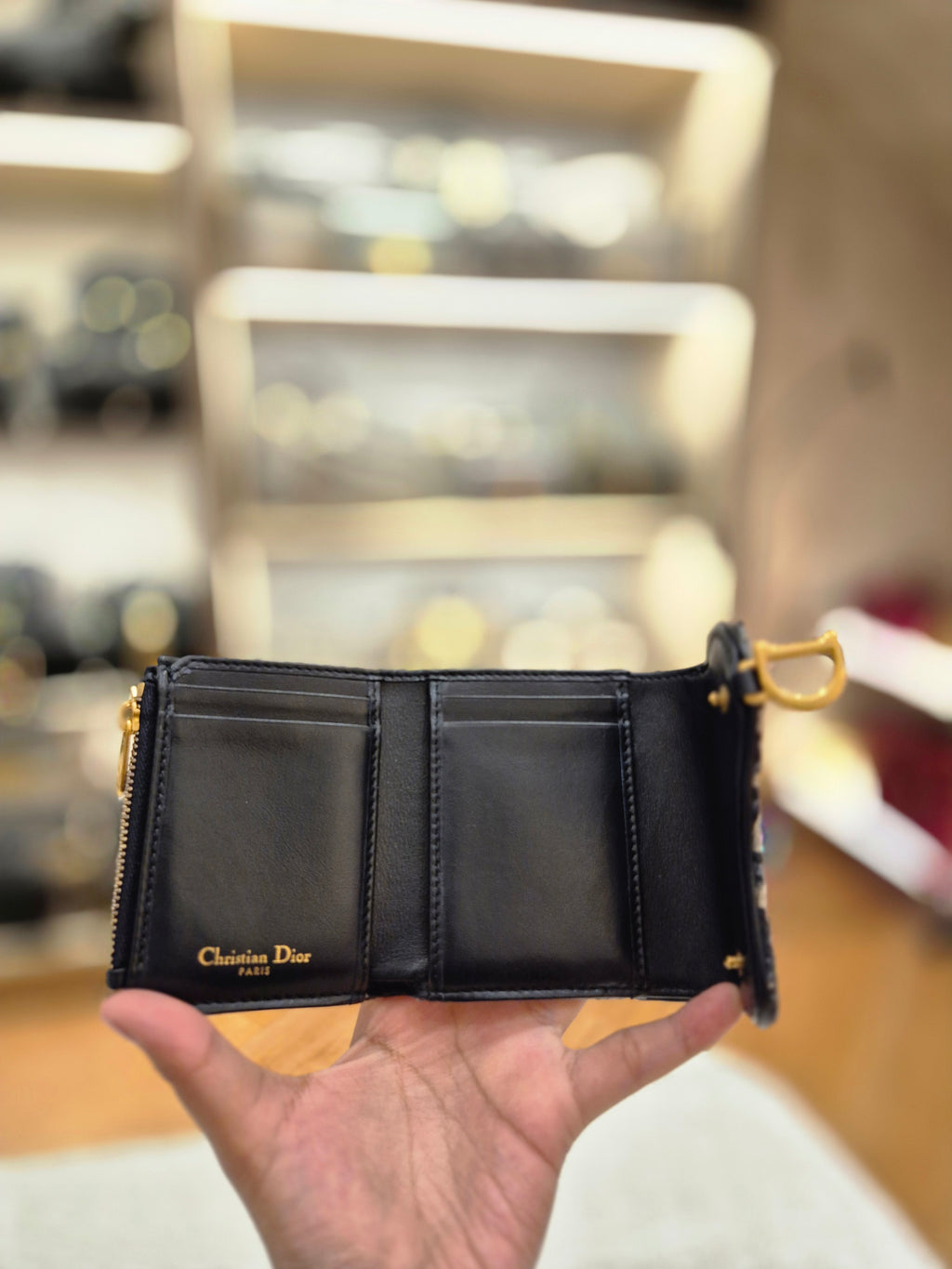 Dior Saddle Wallet Obliq