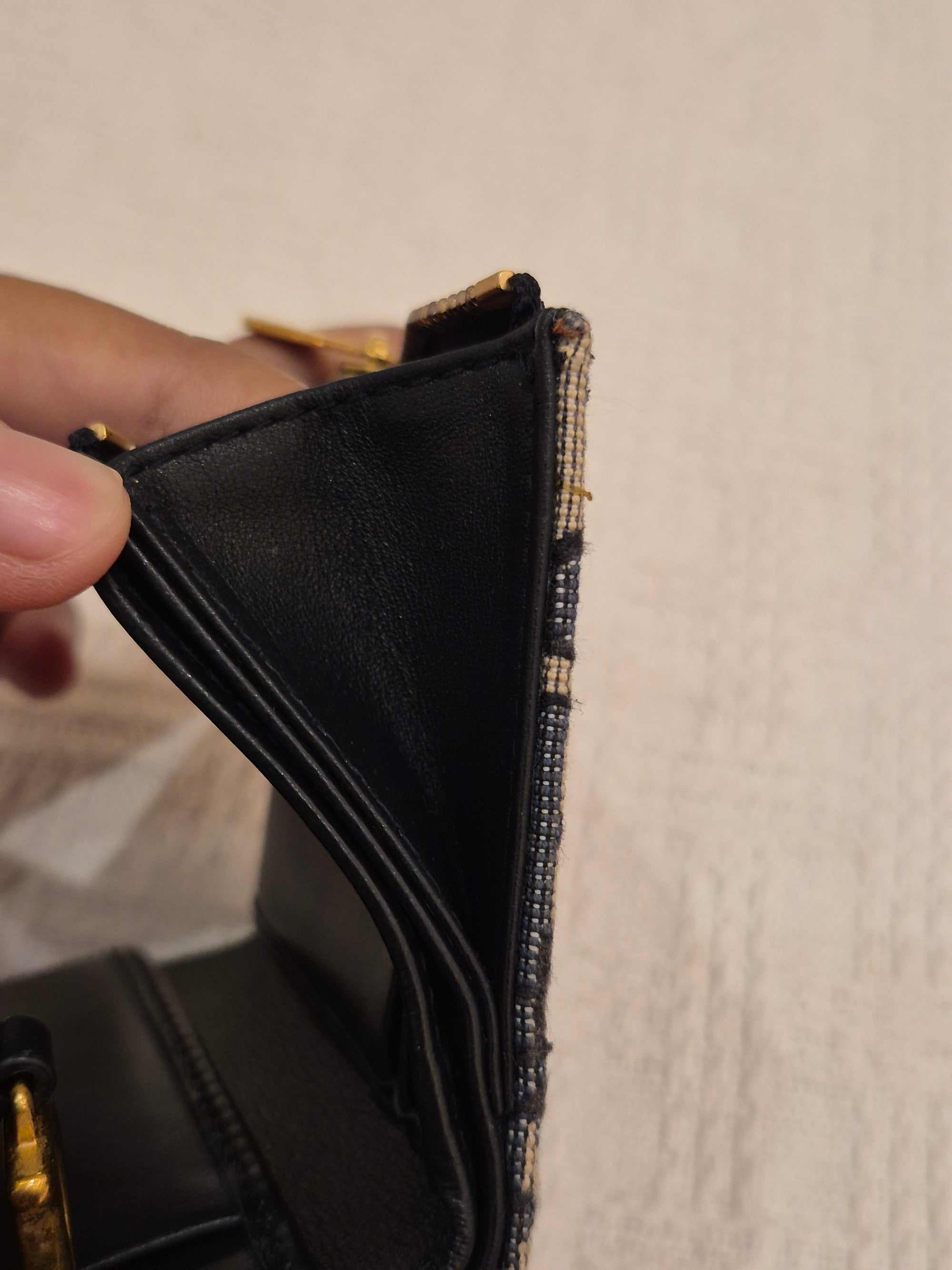 Dior Saddle Wallet Obliq