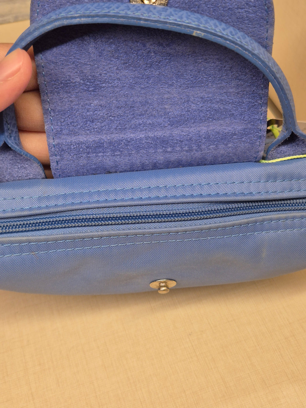 Longchamp Extra XS Pouch Blue