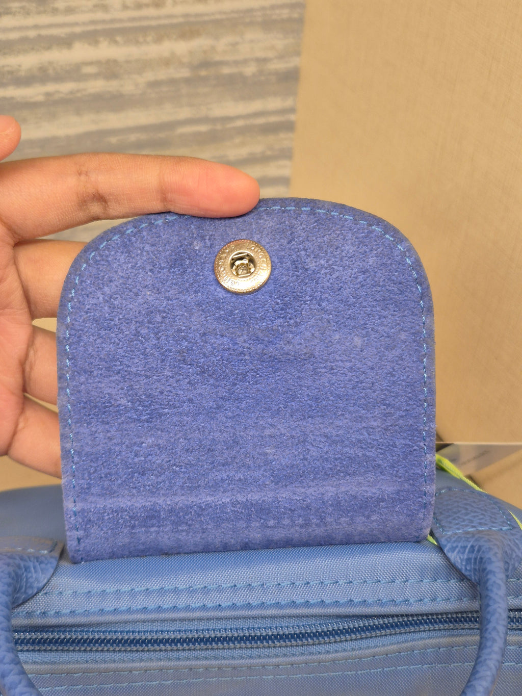 Longchamp Extra XS Pouch Blue