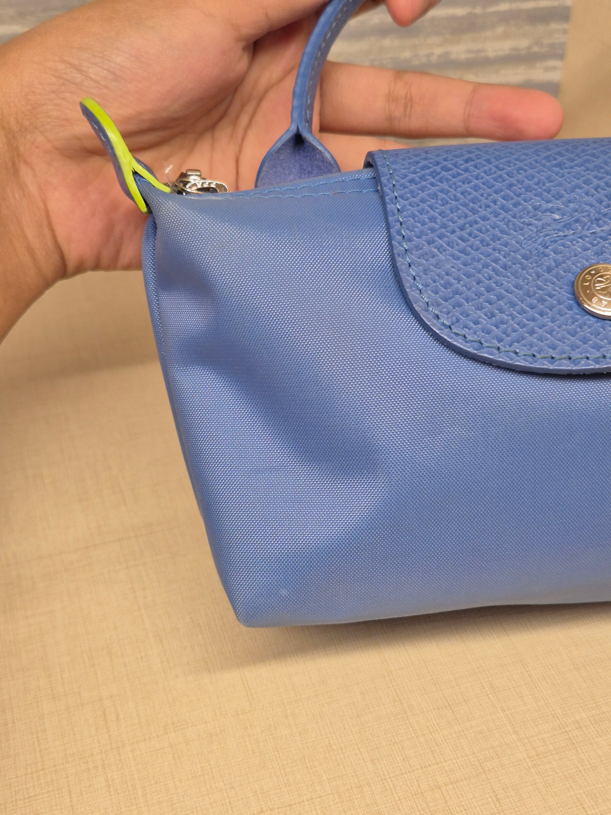 Longchamp Extra XS Pouch Blue