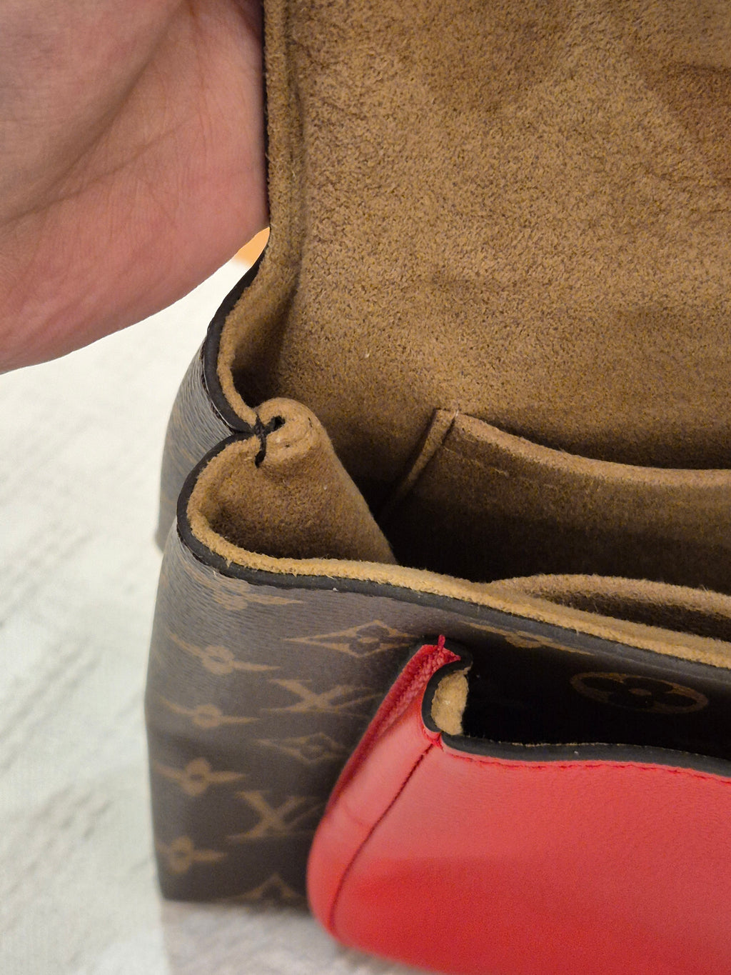 Louis Vuitton Marignan Monogram Coquelicot