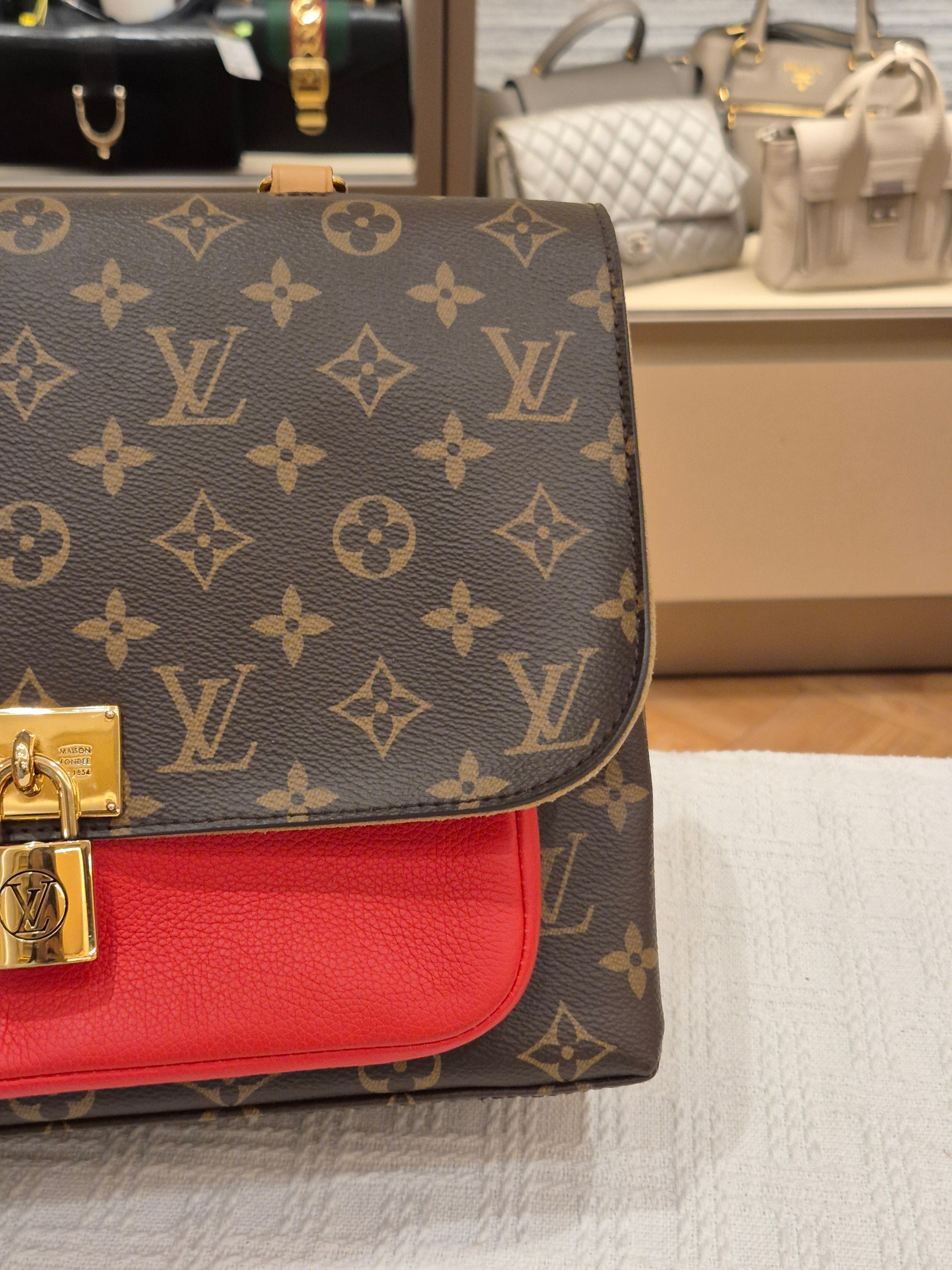 Louis Vuitton Marignan Monogram Coquelicot