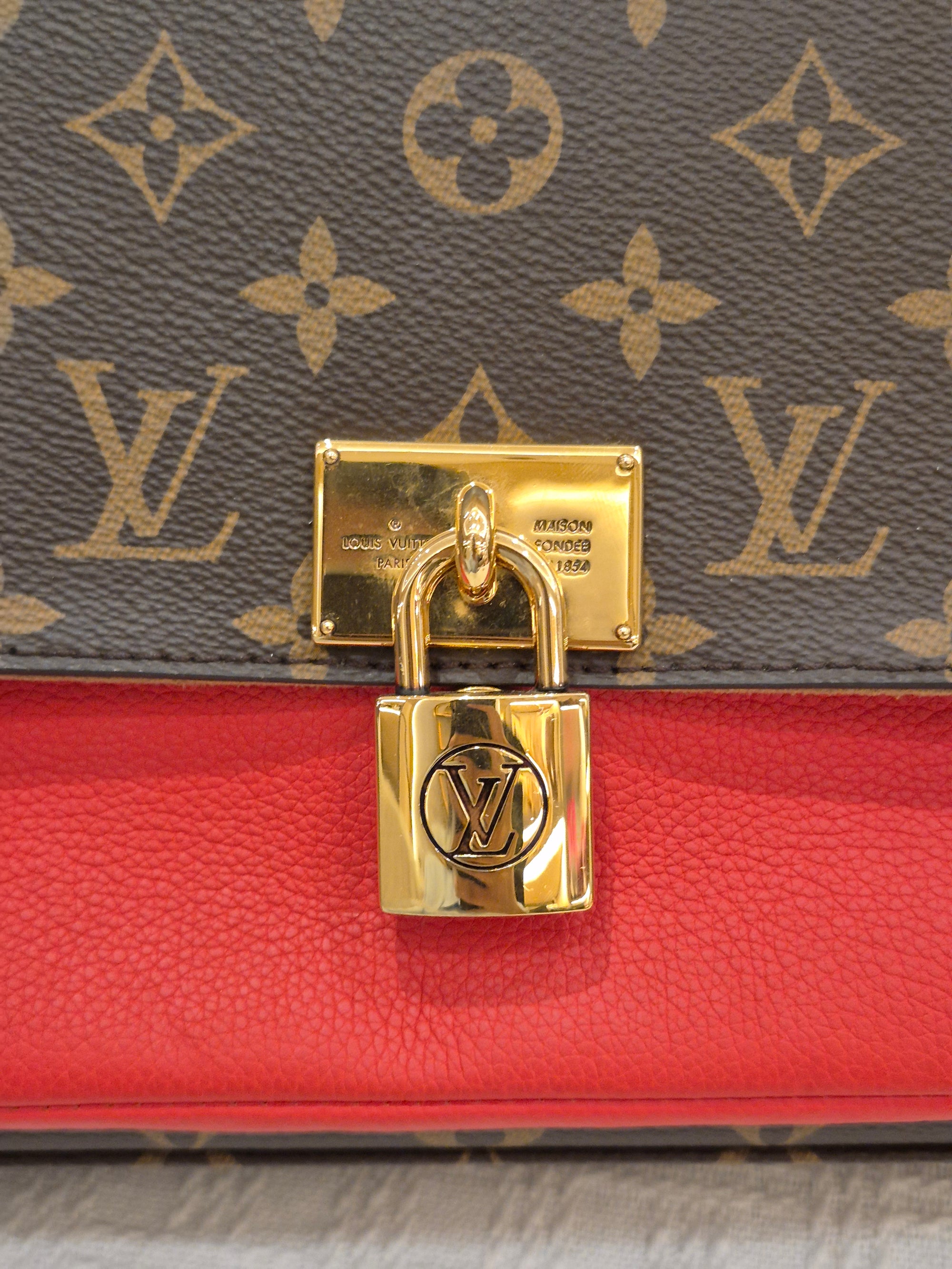 Louis Vuitton Marignan Monogram Coquelicot