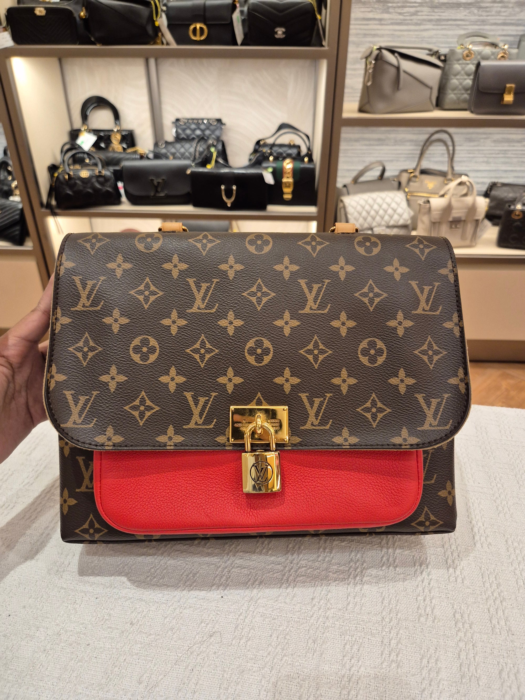 Louis Vuitton Marignan Monogram Coquelicot
