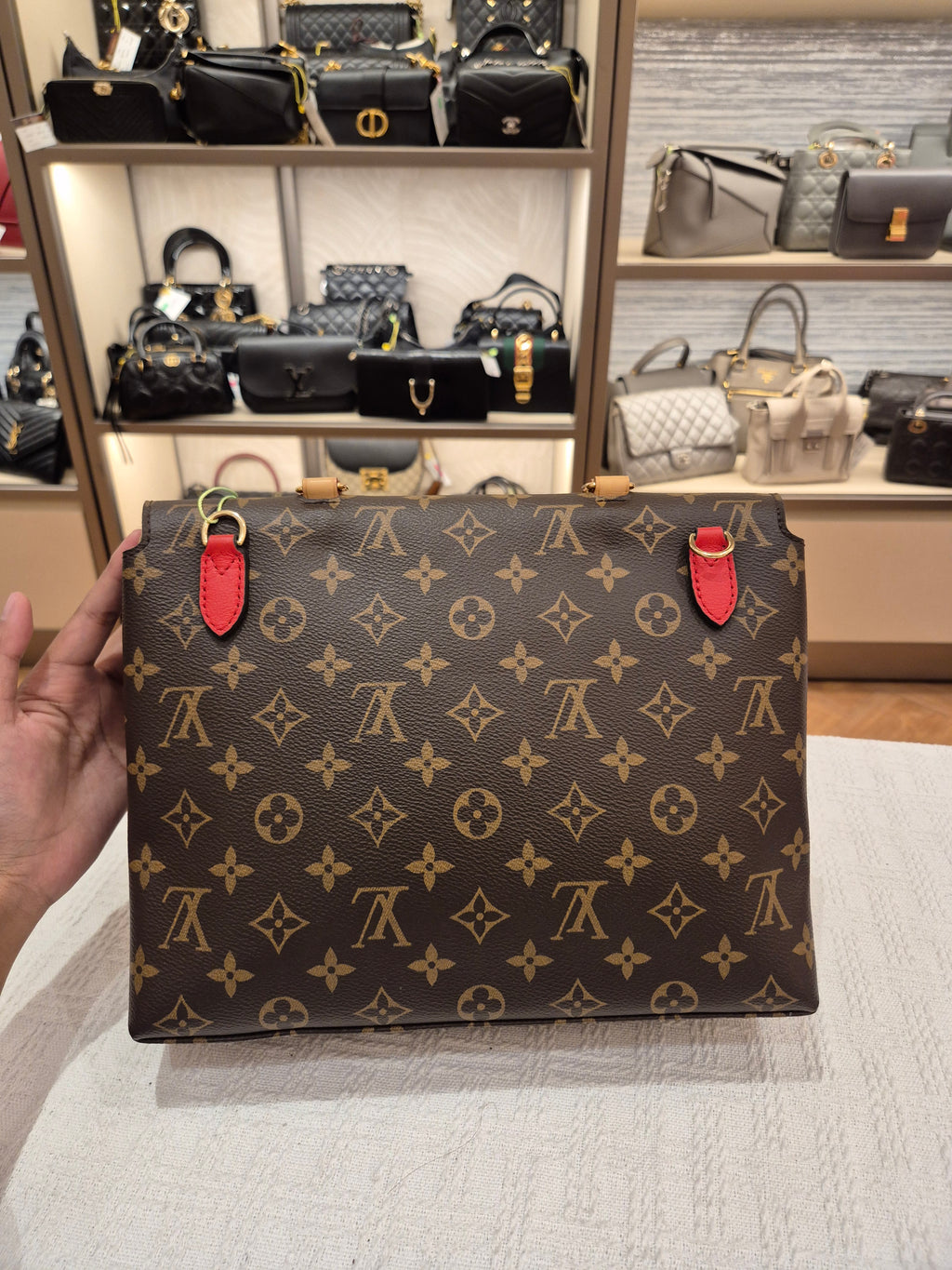 Louis Vuitton Marignan Monogram Coquelicot
