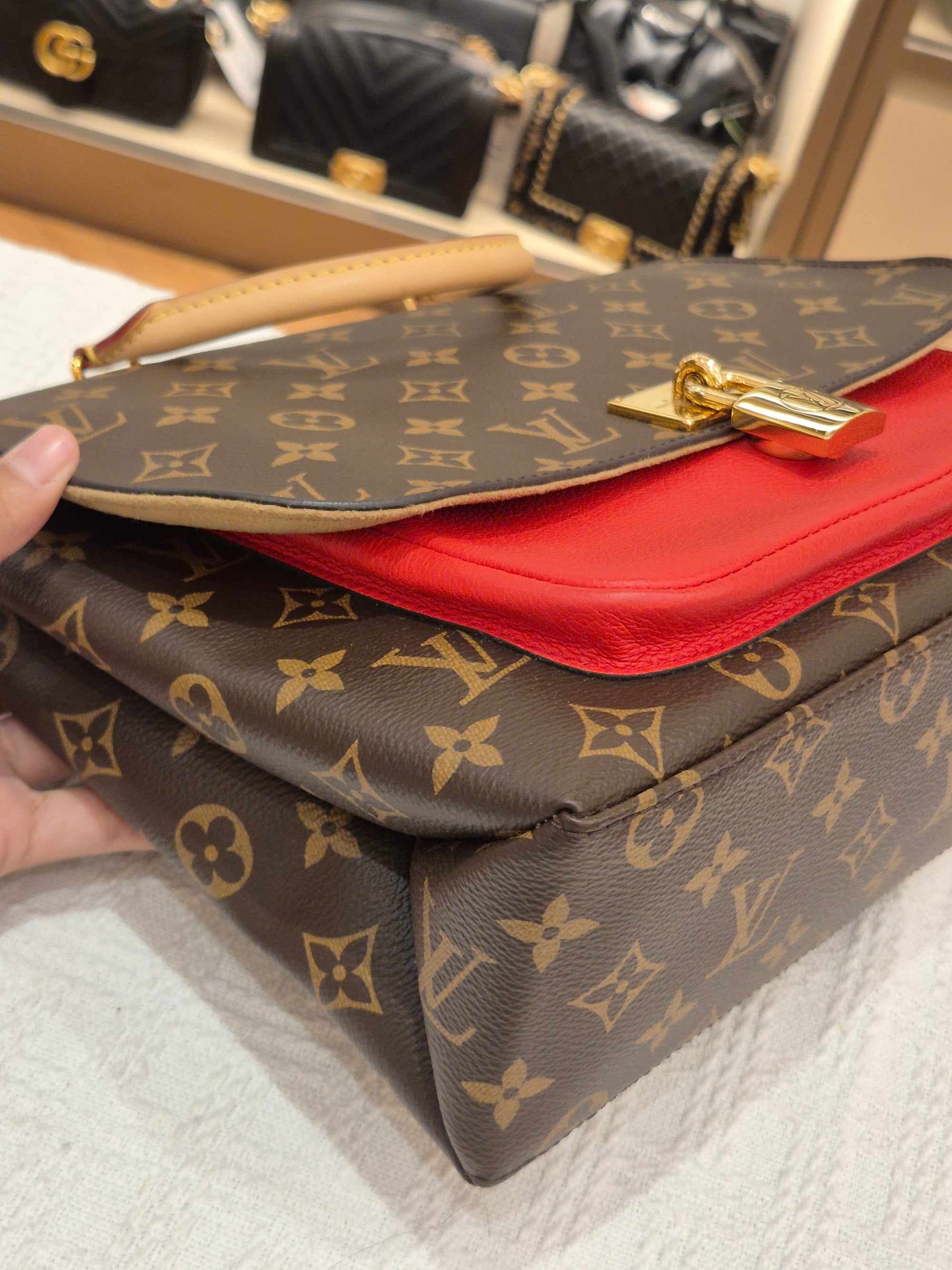 Louis Vuitton Marignan Monogram Coquelicot