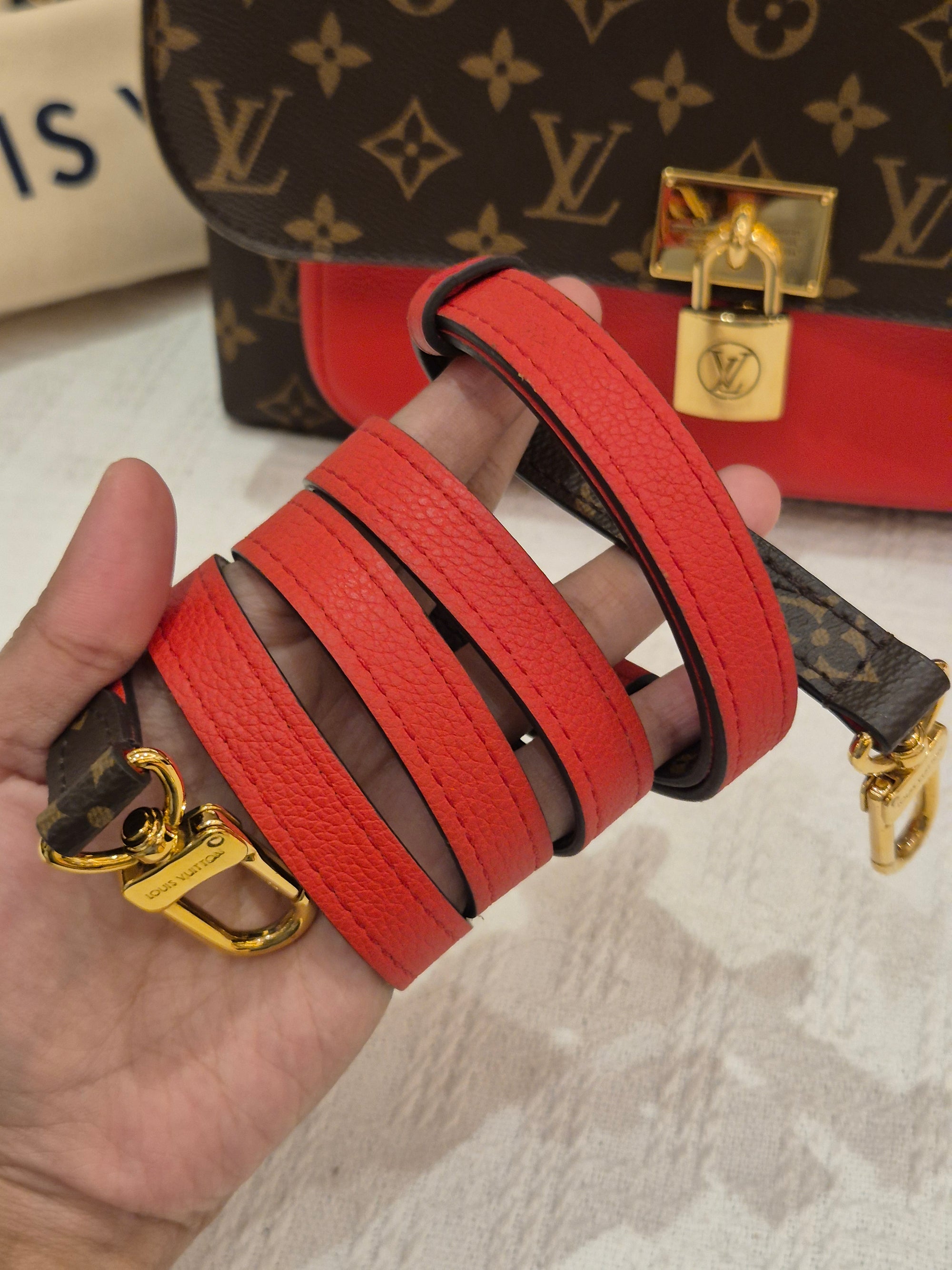 Louis Vuitton Marignan Monogram Coquelicot