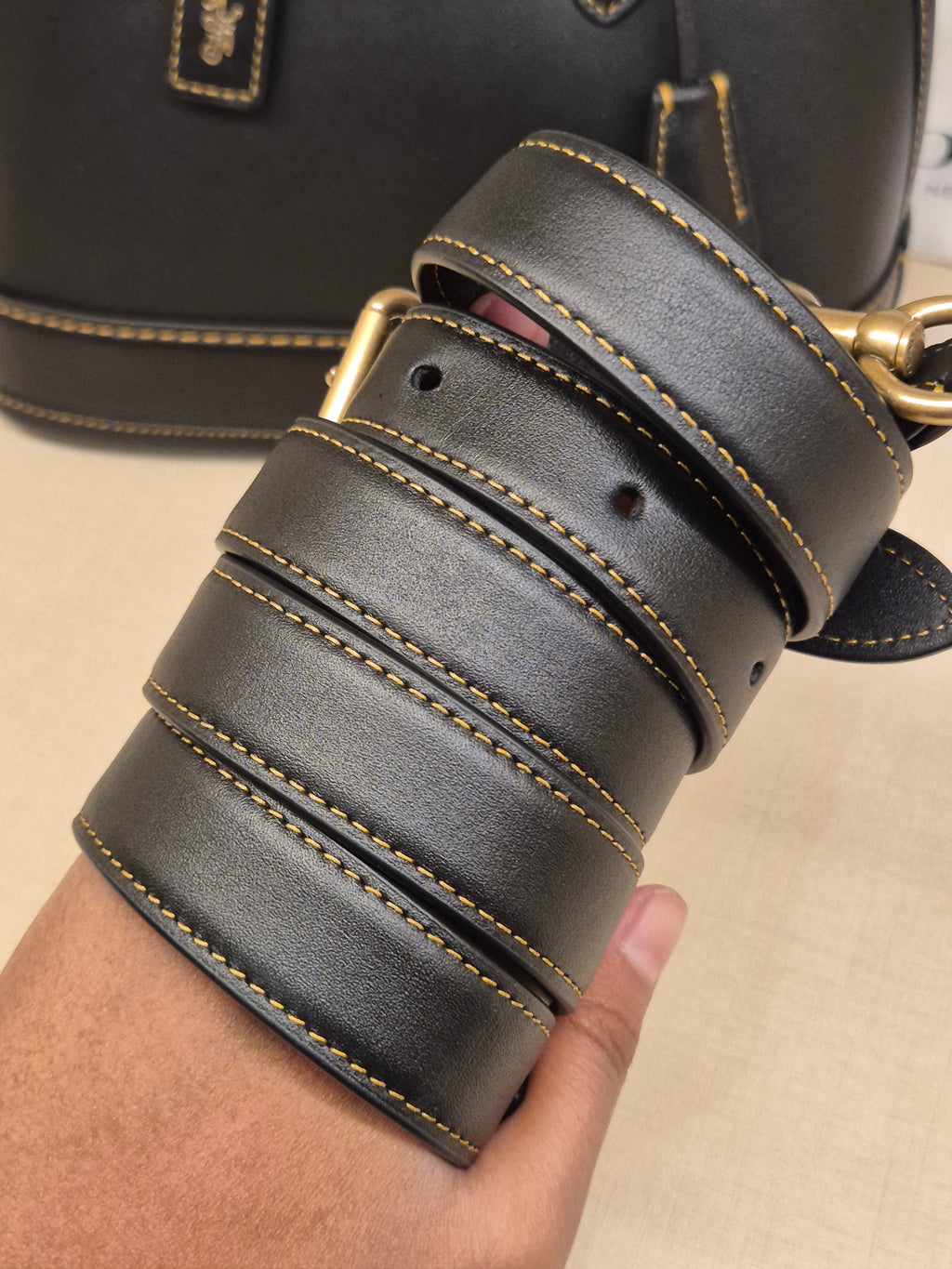 Coach Revel Glovetanned Black