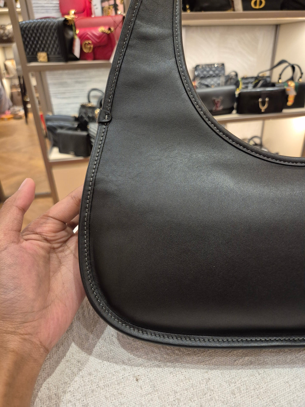 Coach Cashin Carry Crescent Black