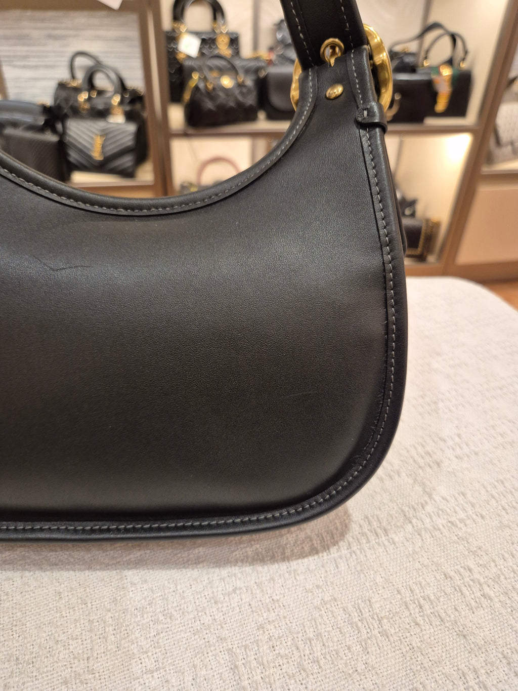 Coach Cashin Carry Crescent Black