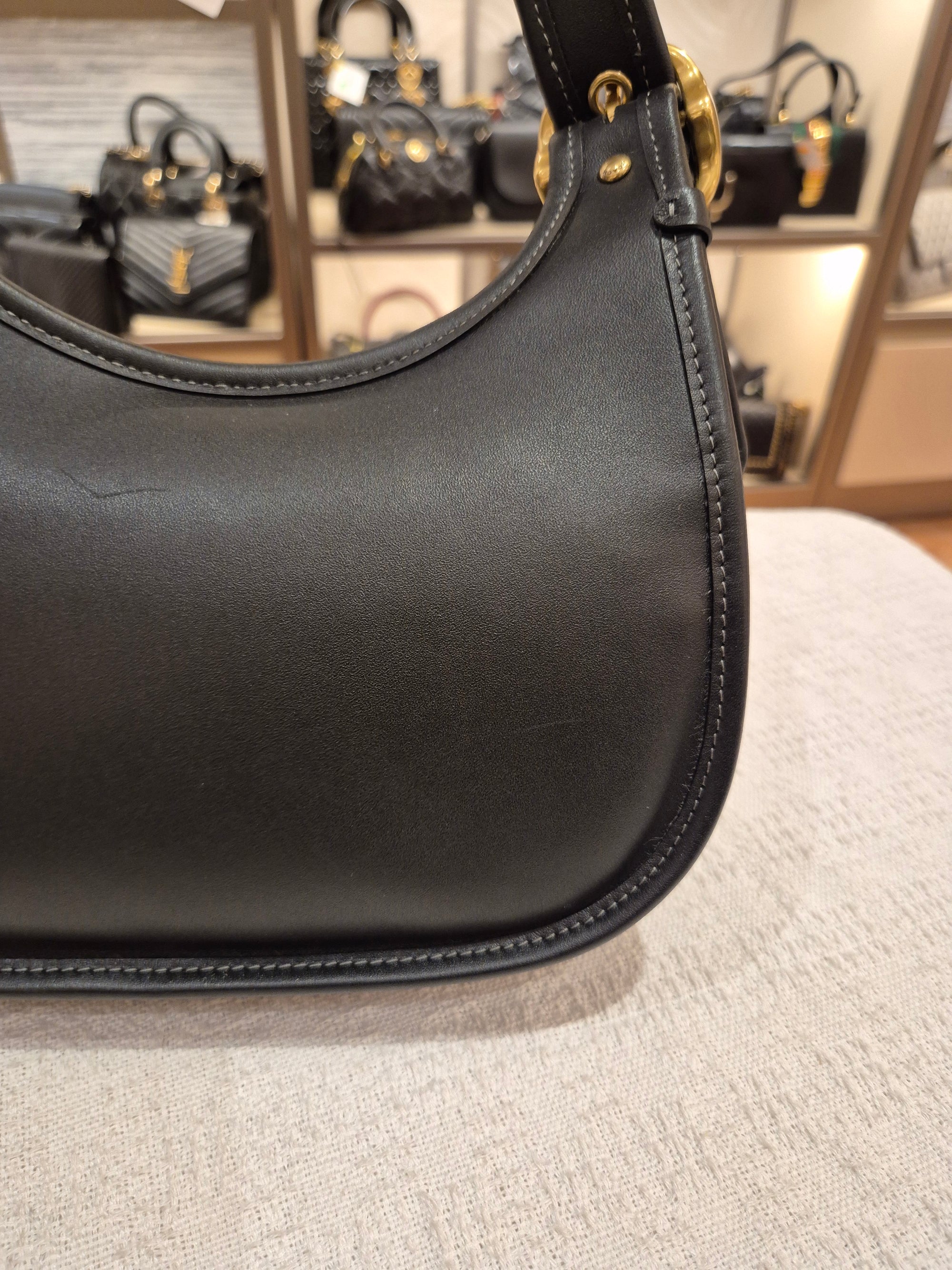Coach Cashin Carry Crescent Black
