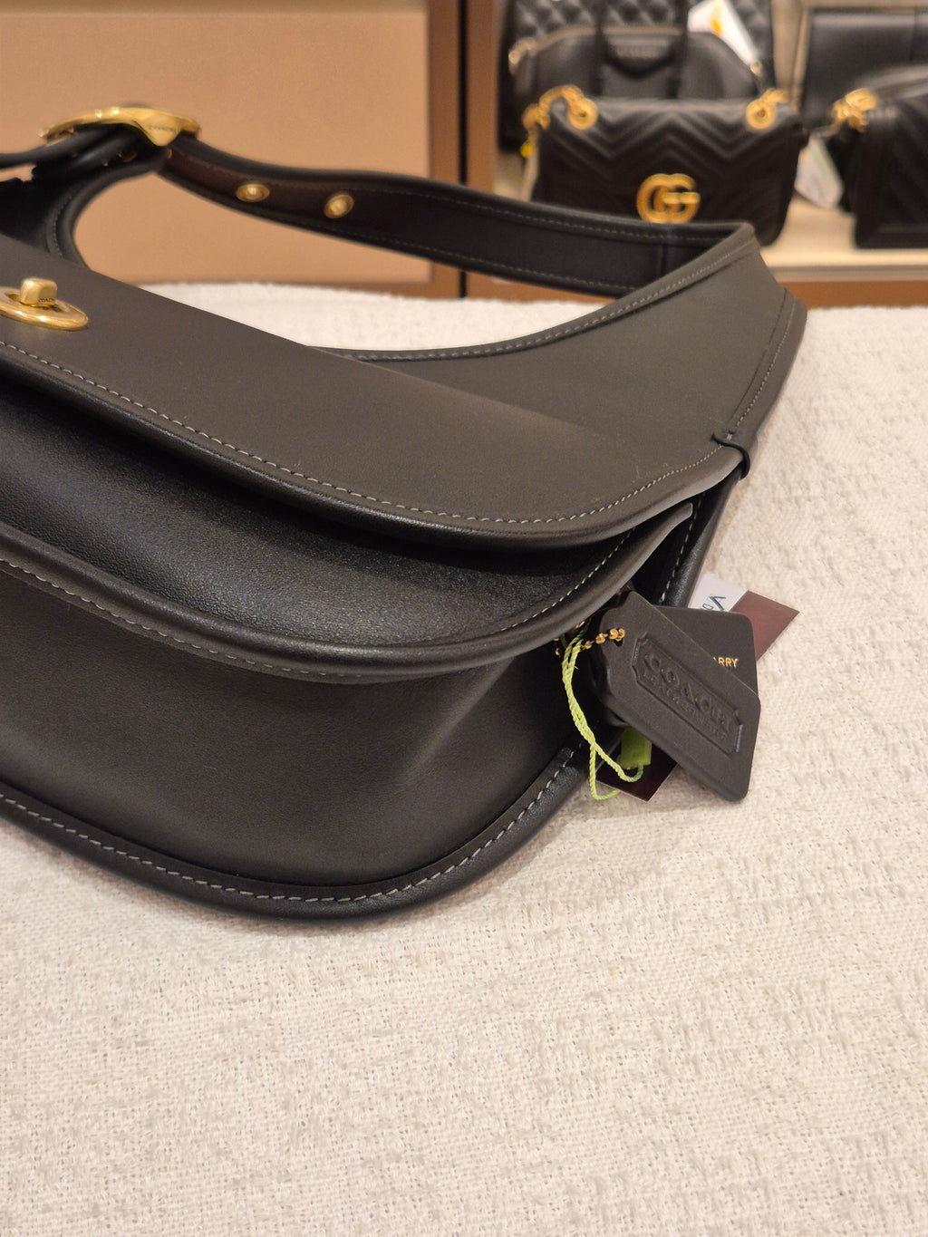Coach Cashin Carry Crescent Black