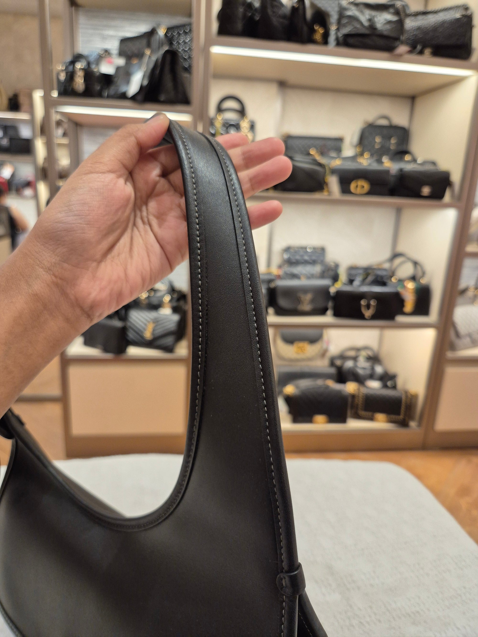 Coach Cashin Carry Crescent Black