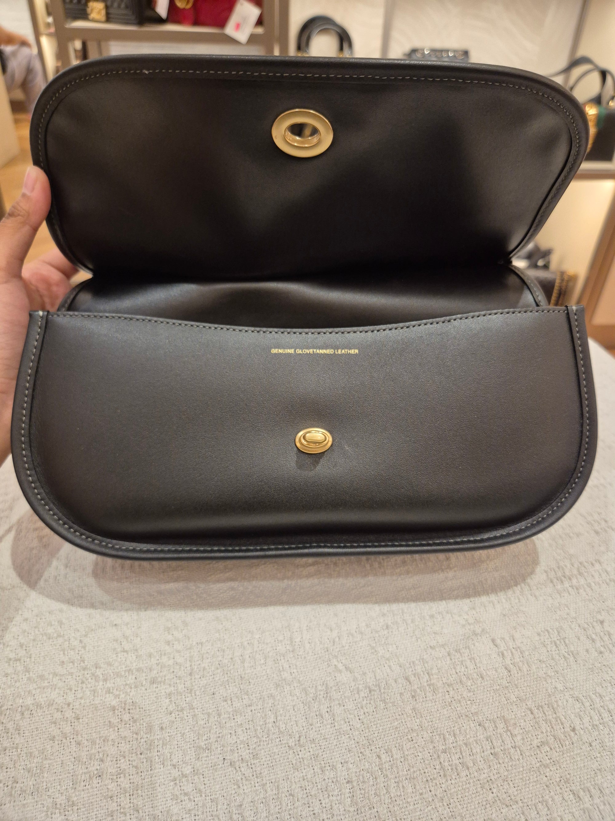 Coach Cashin Carry Crescent Black
