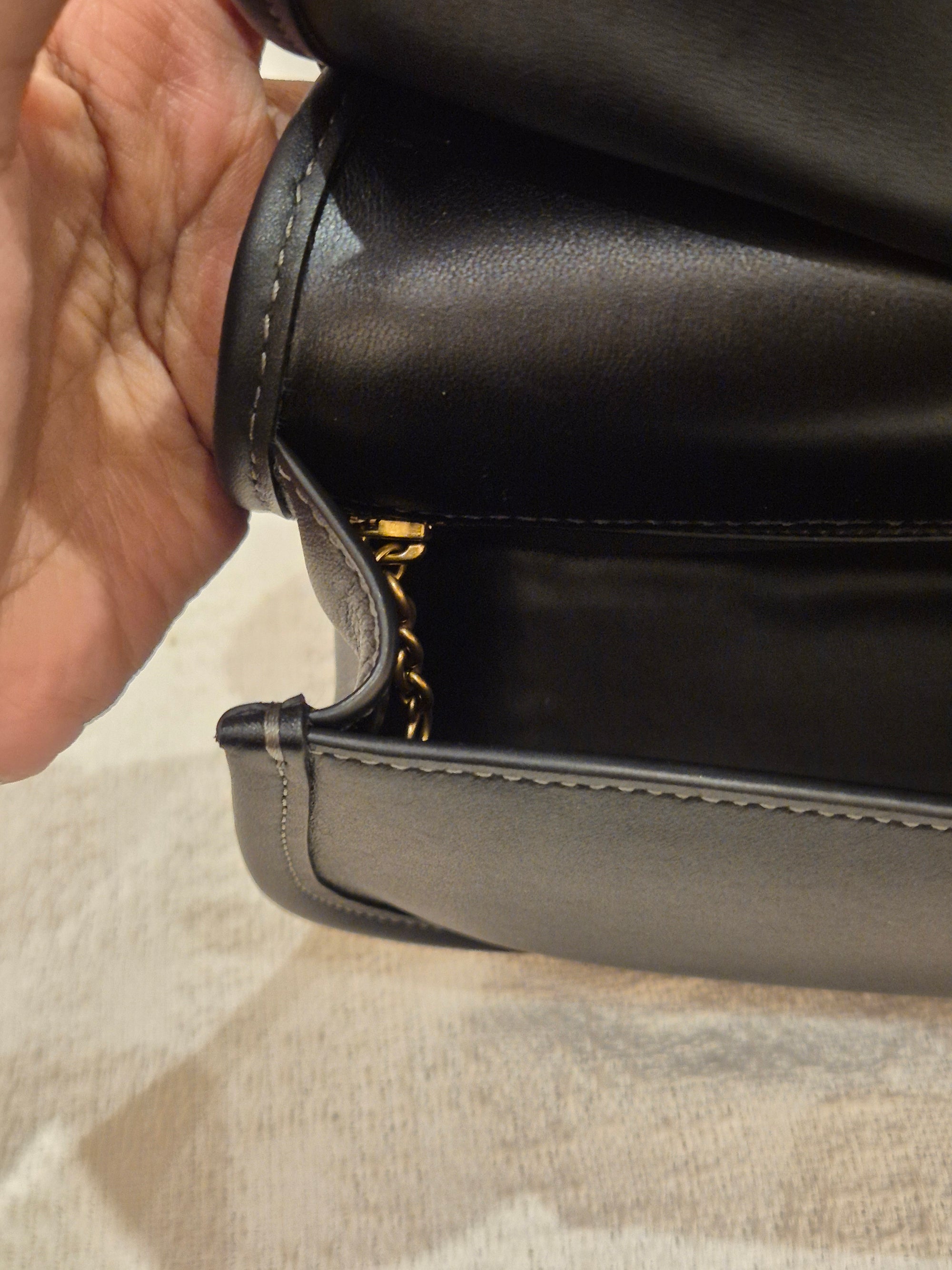 Coach Cashin Carry Crescent Black