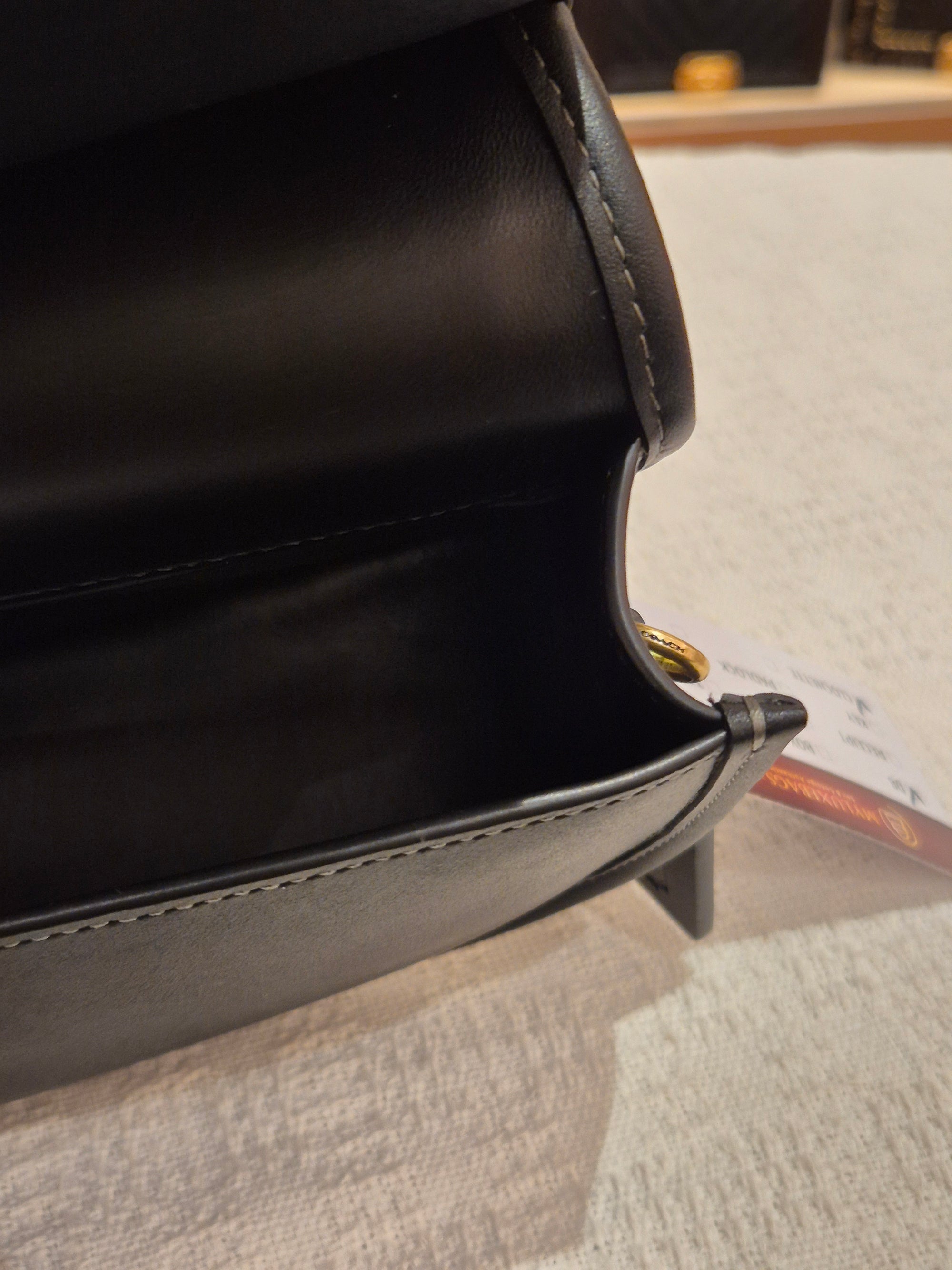 Coach Cashin Carry Crescent Black