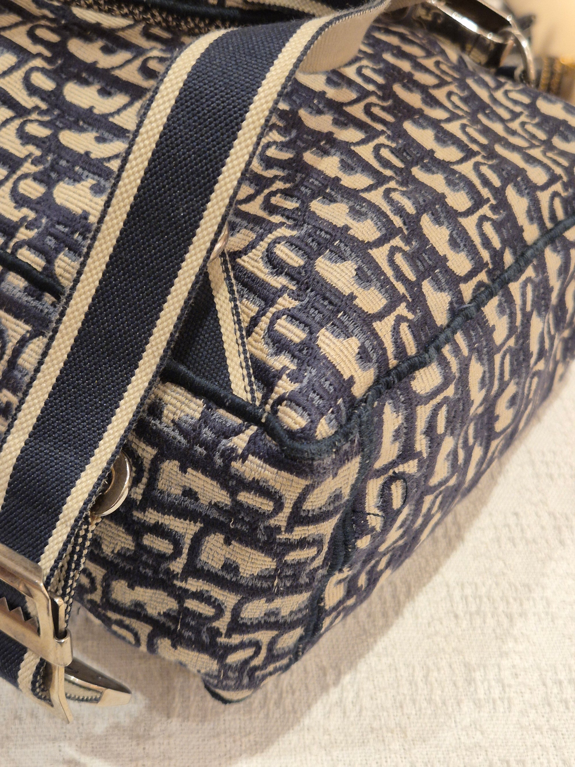 Dior Backpack Oblique Jacquard Navy