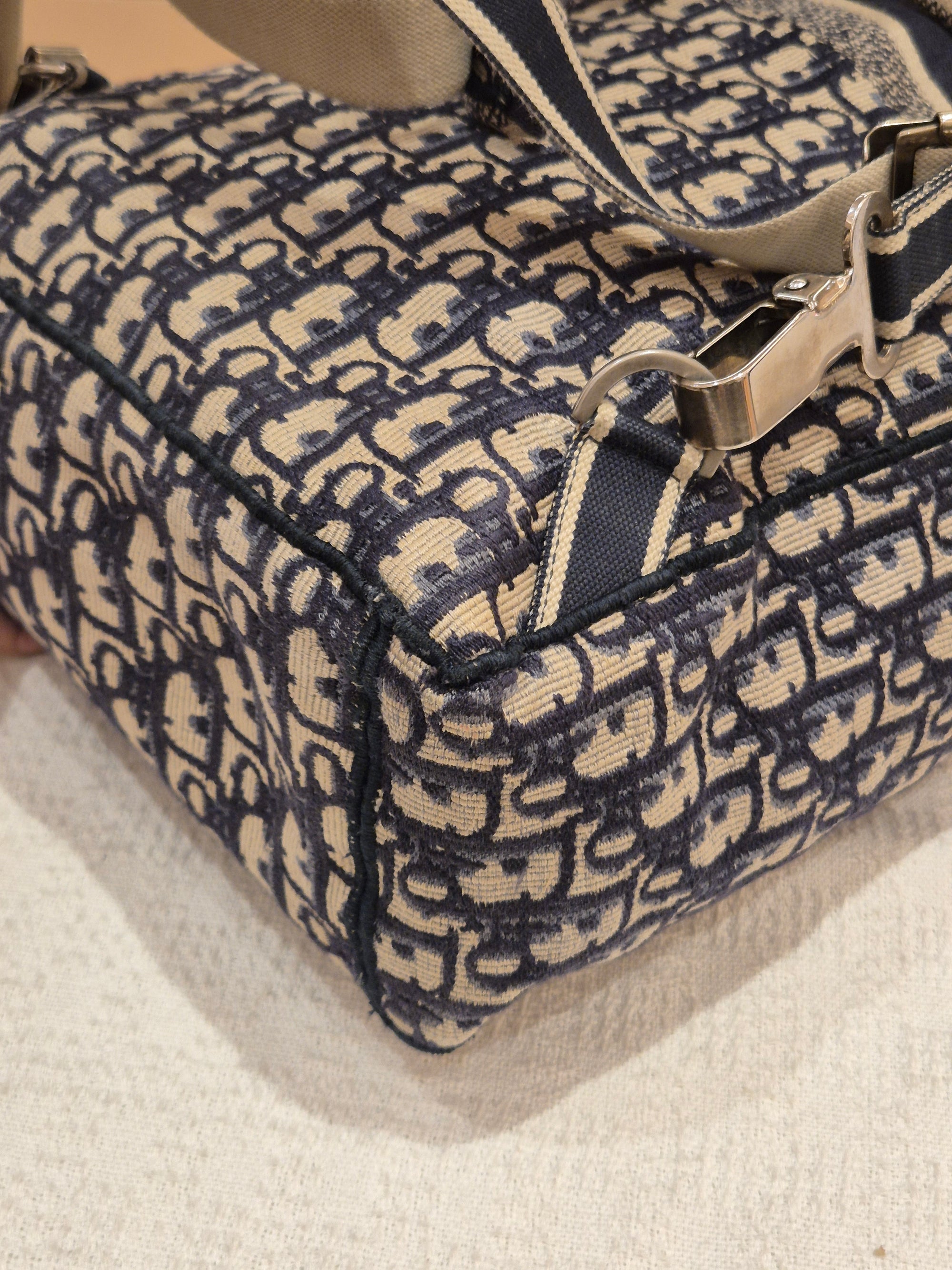 Dior Backpack Oblique Jacquard Navy