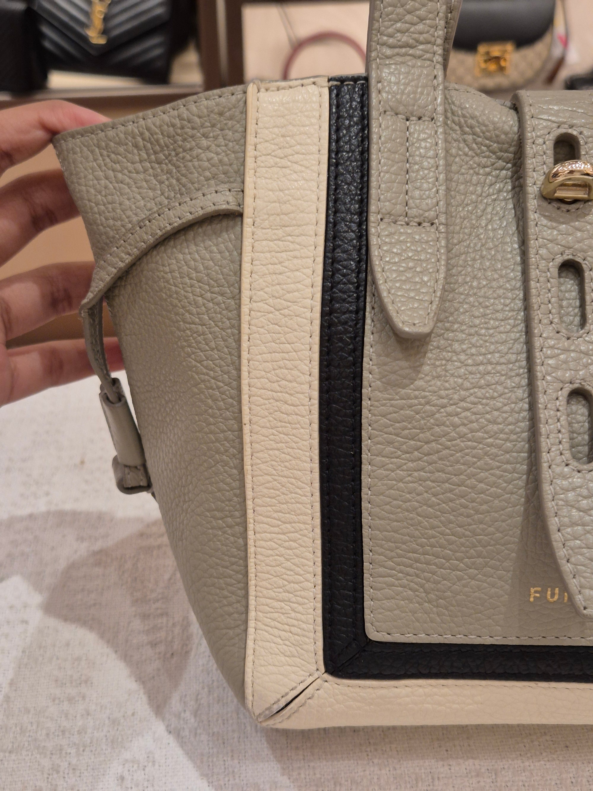 Furla Net Mini Grey Multicolour