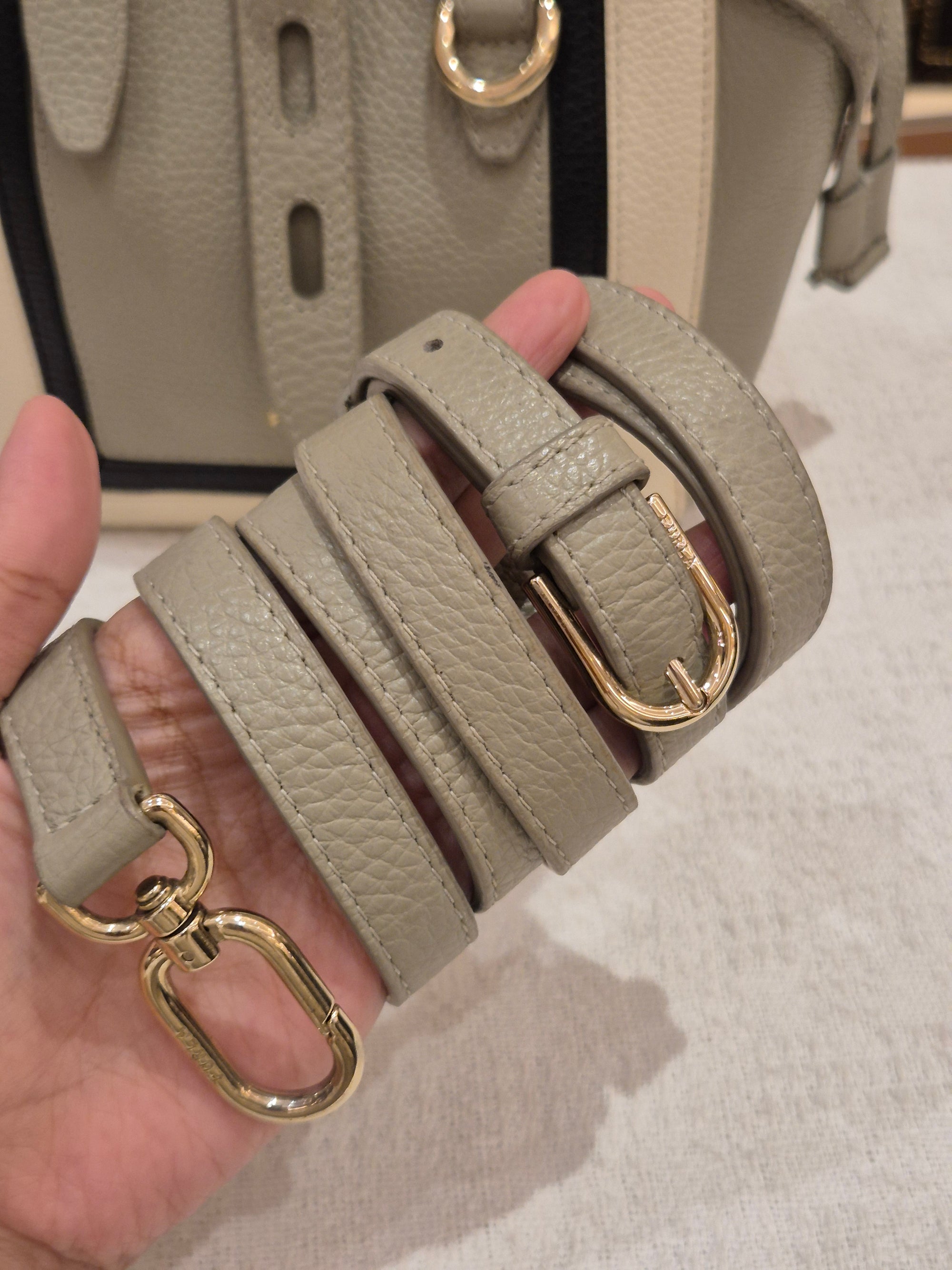 Furla Net Mini Grey Multicolour