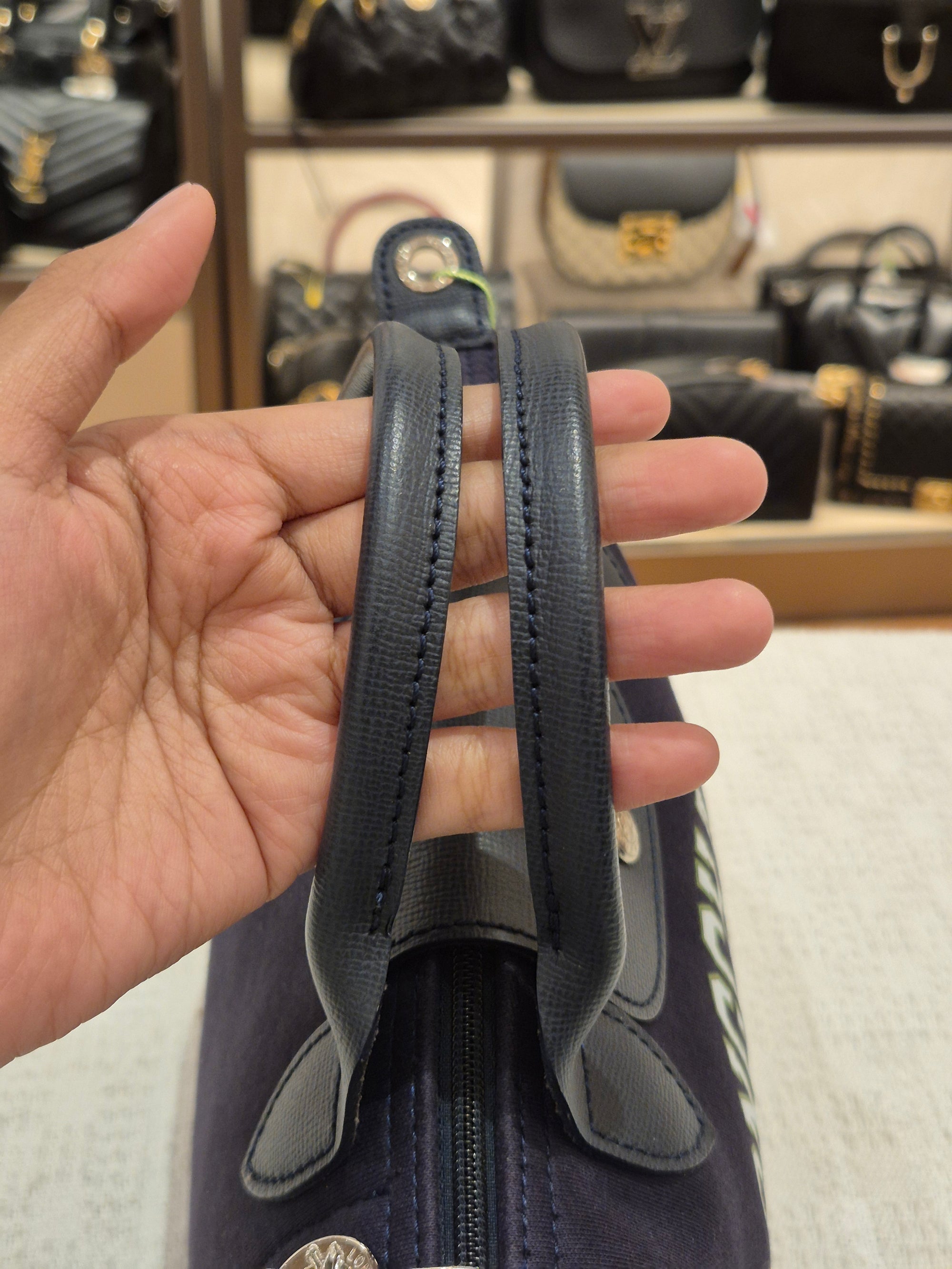 Longchamp Le Pliage Collection XS Navy