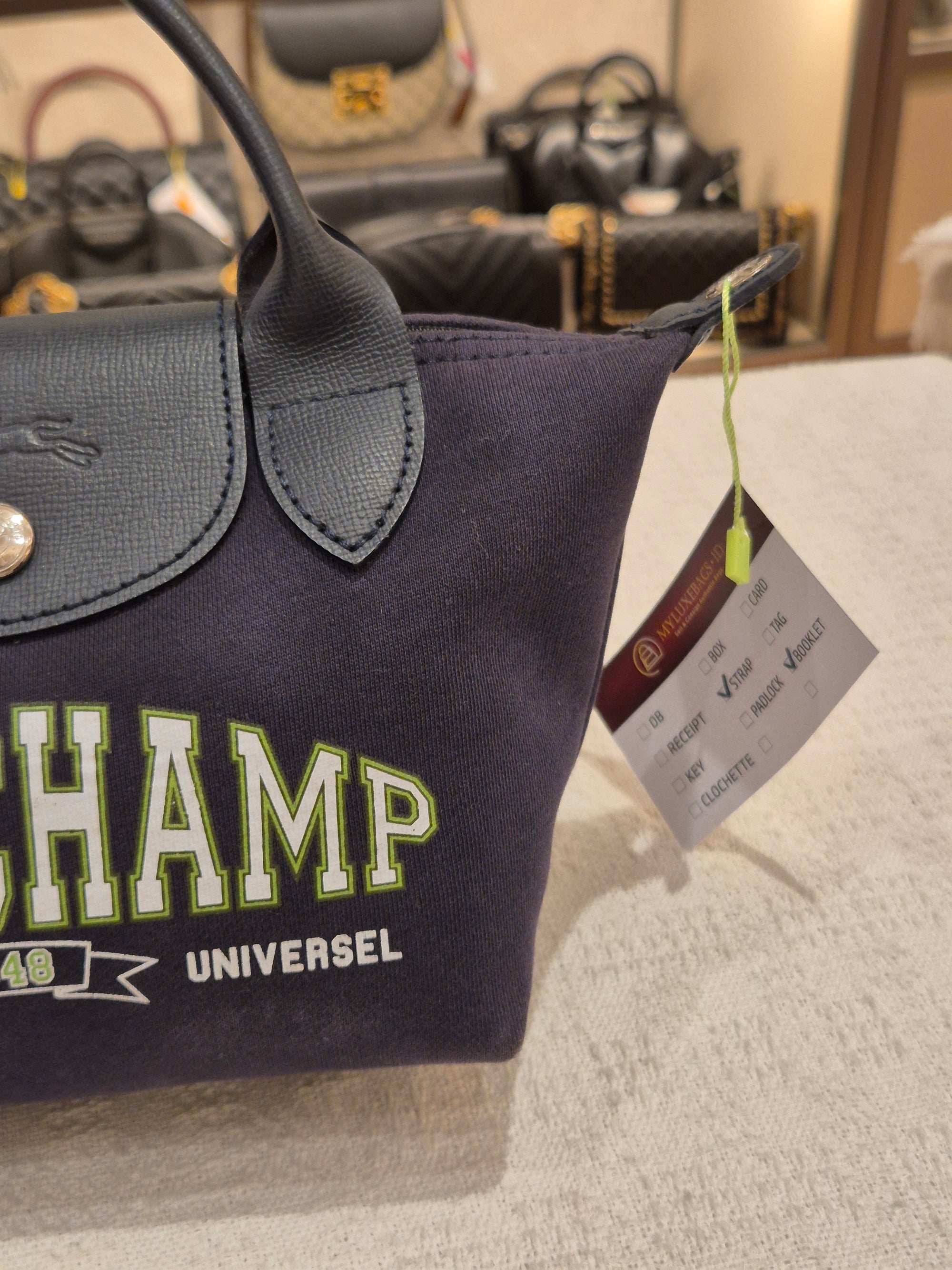 Longchamp Le Pliage Collection XS Navy
