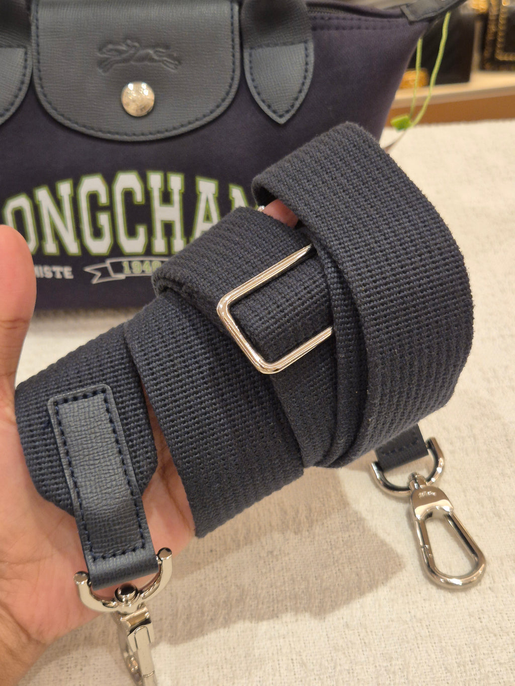 Longchamp Le Pliage Collection XS Navy